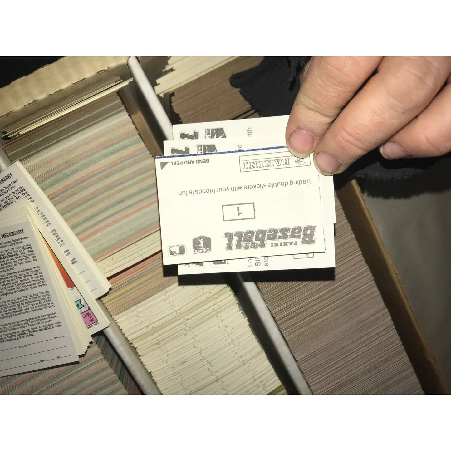 Monster Box of Baseball Cards (5000 card capacity for box) - Mostly 1980's - 90s Various Sports - Various - A+ Stuff