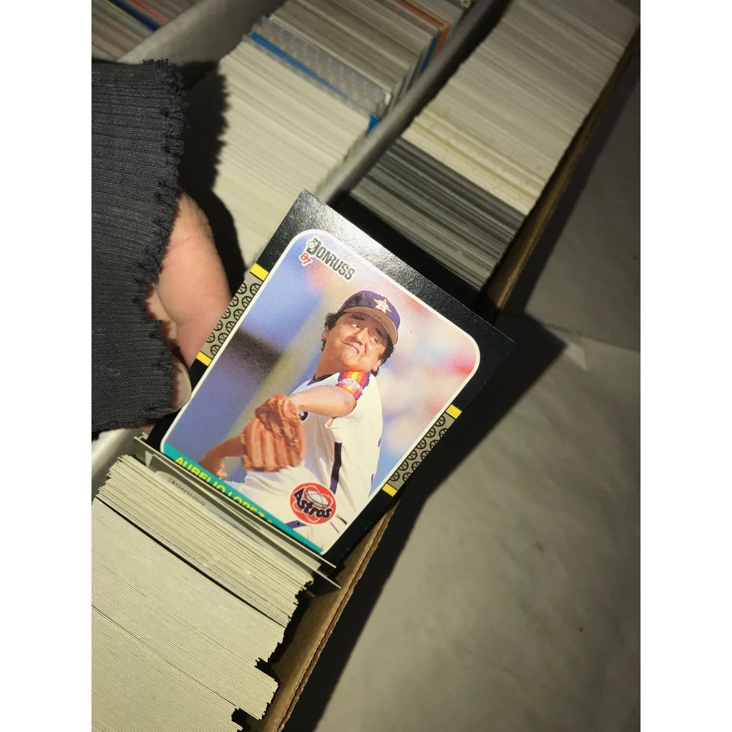 Monster Box of Baseball Cards (5000 card capacity for box) - Mostly 1980's - 90s Various Sports - Various - A+ Stuff