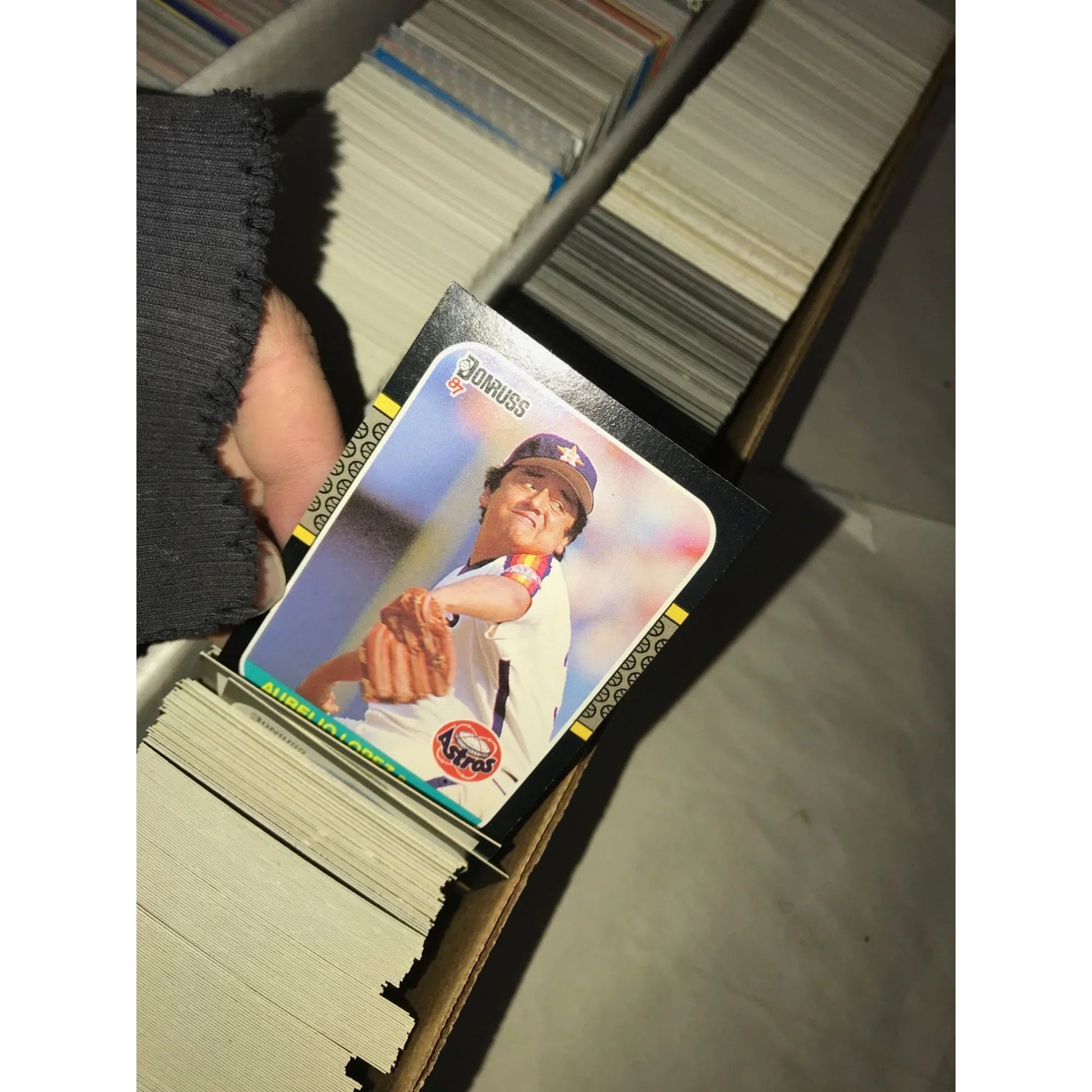 Monster Box of Baseball Cards (5000 card capacity for box) - Mostly 1980's - 90s Various Sports - Various - A+ Stuff