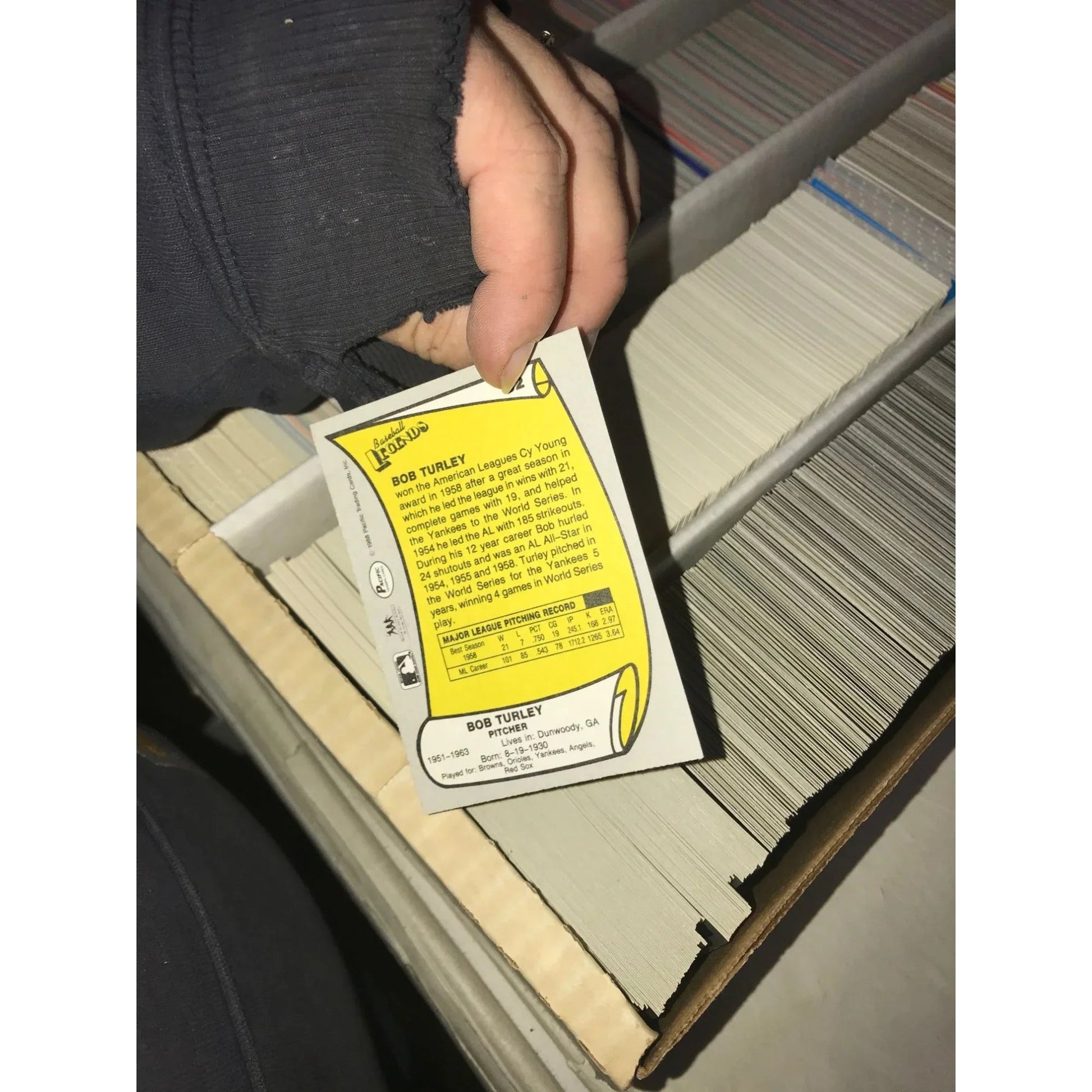 Monster Box of Baseball Cards (5000 card capacity for box) - Mostly 1980's - 90s Various Sports - Various - A+ Stuff