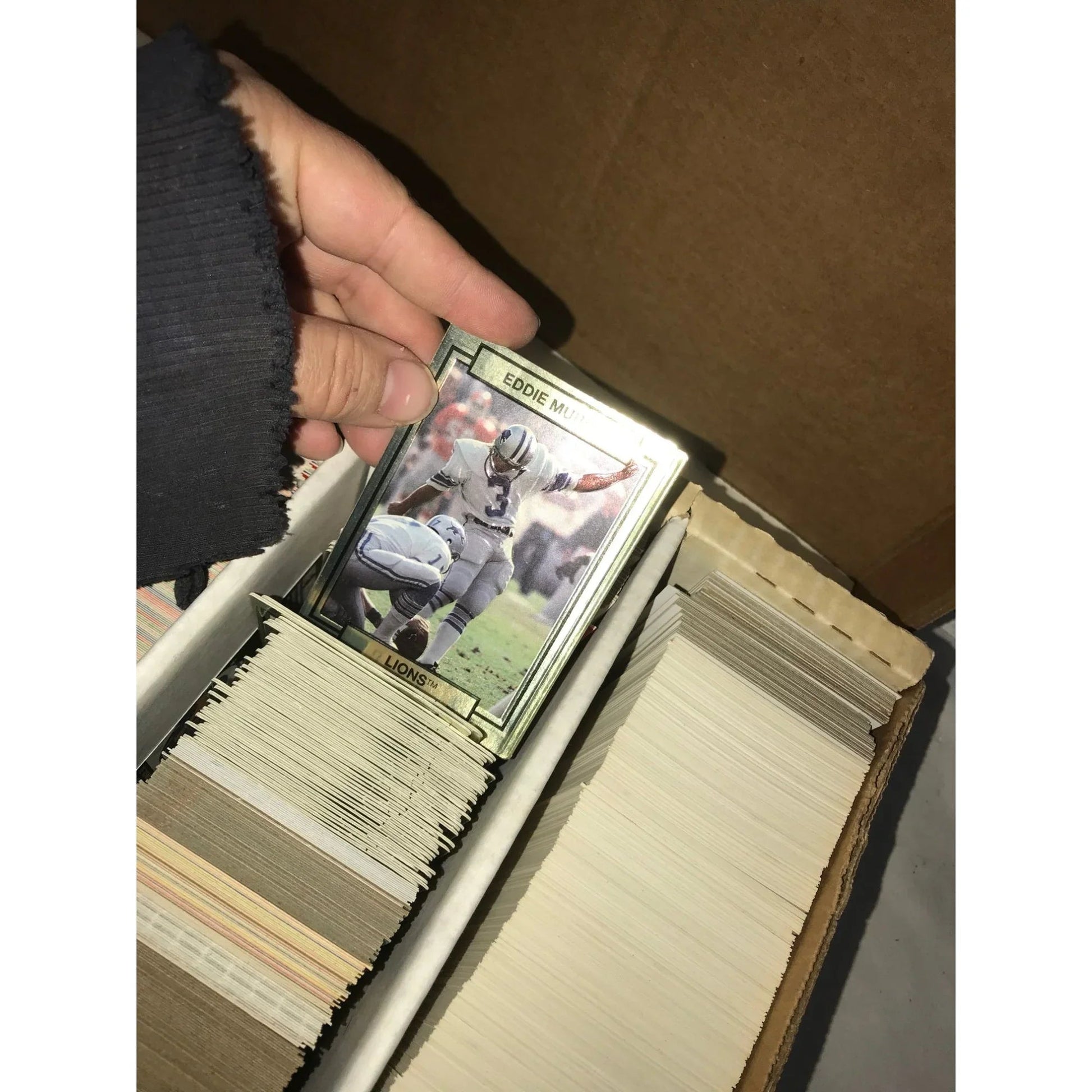 Monster Box of Baseball Cards (5000 card capacity for box) - Mostly 1980's - 90s Various Sports - Various - A+ Stuff