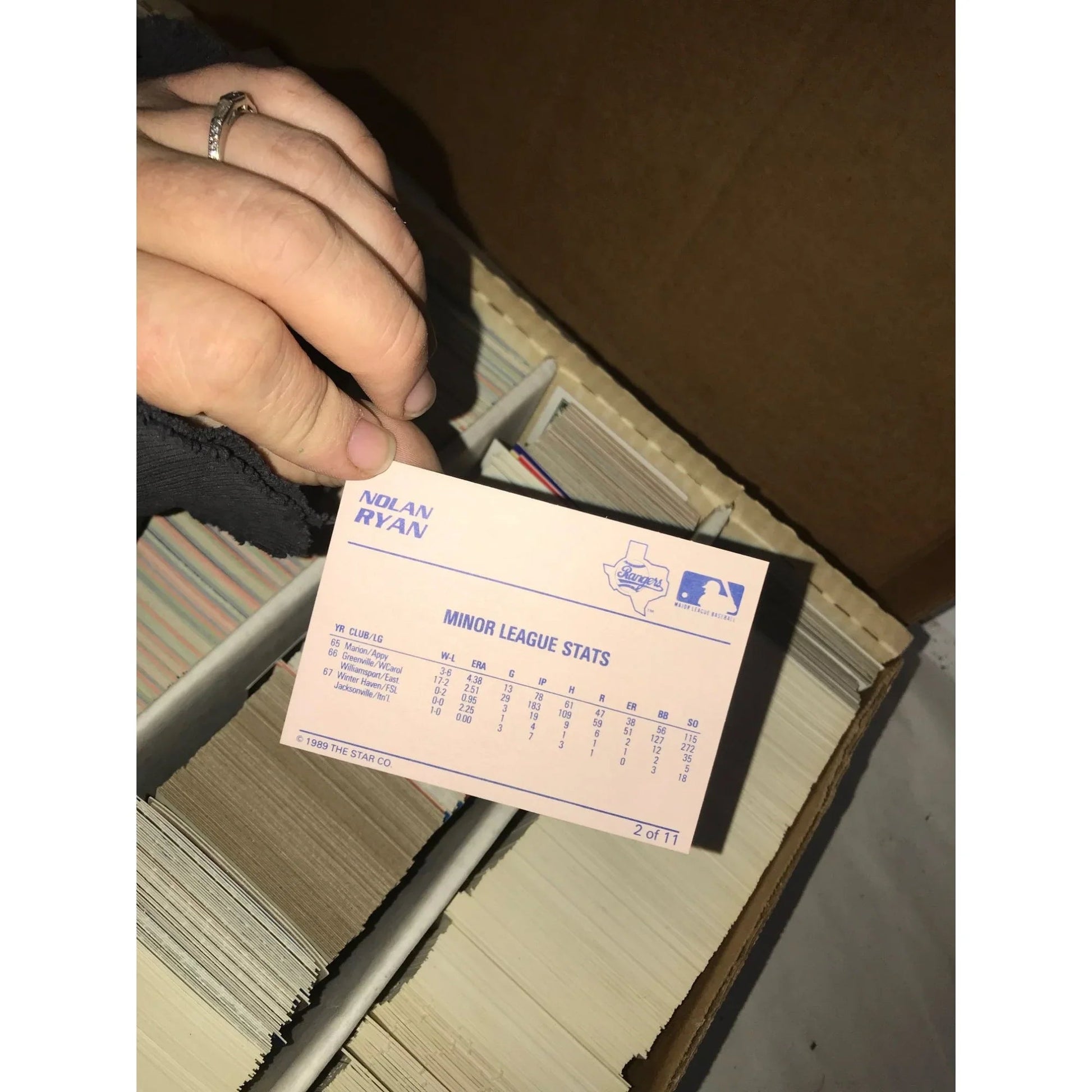 Monster Box of Baseball Cards (5000 card capacity for box) - Mostly 1980's - 90s Various Sports - Various - A+ Stuff