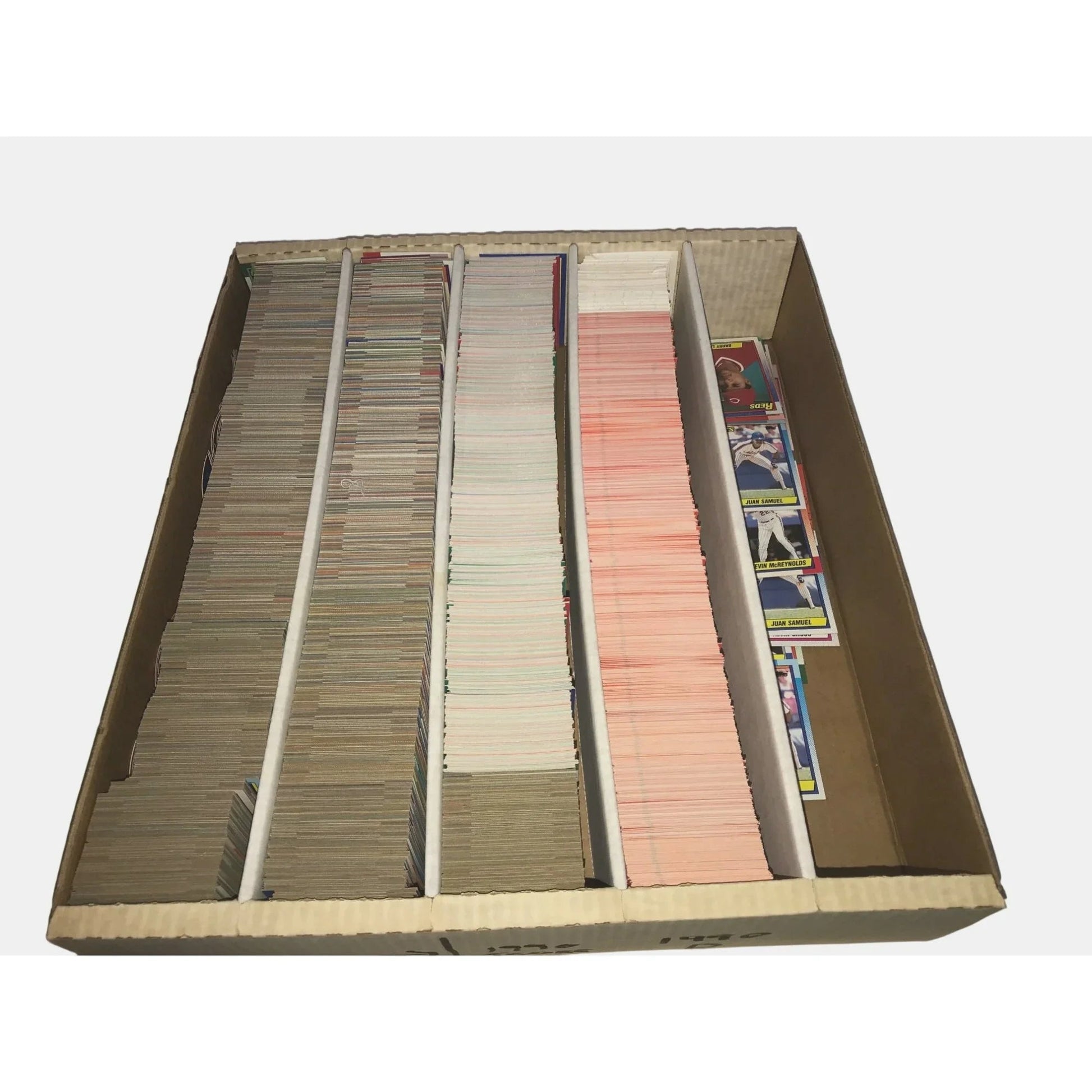 Monster Box of Trading Cards (5000 card capacity for box) - Mostly 90s Baseball - Topps, Donruss - A+ Stuff