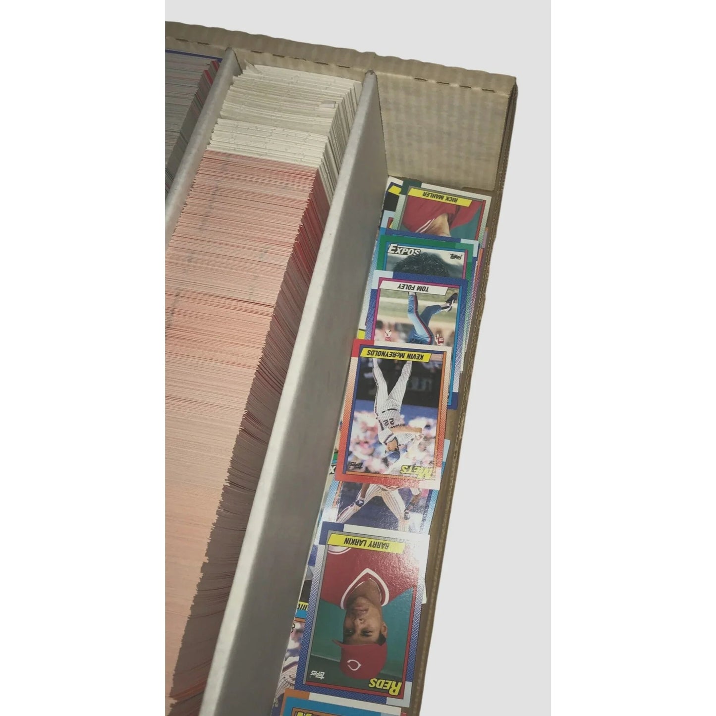 Monster Box of Trading Cards (5000 card capacity for box) - Mostly 90s Baseball - Topps, Donruss - A+ Stuff