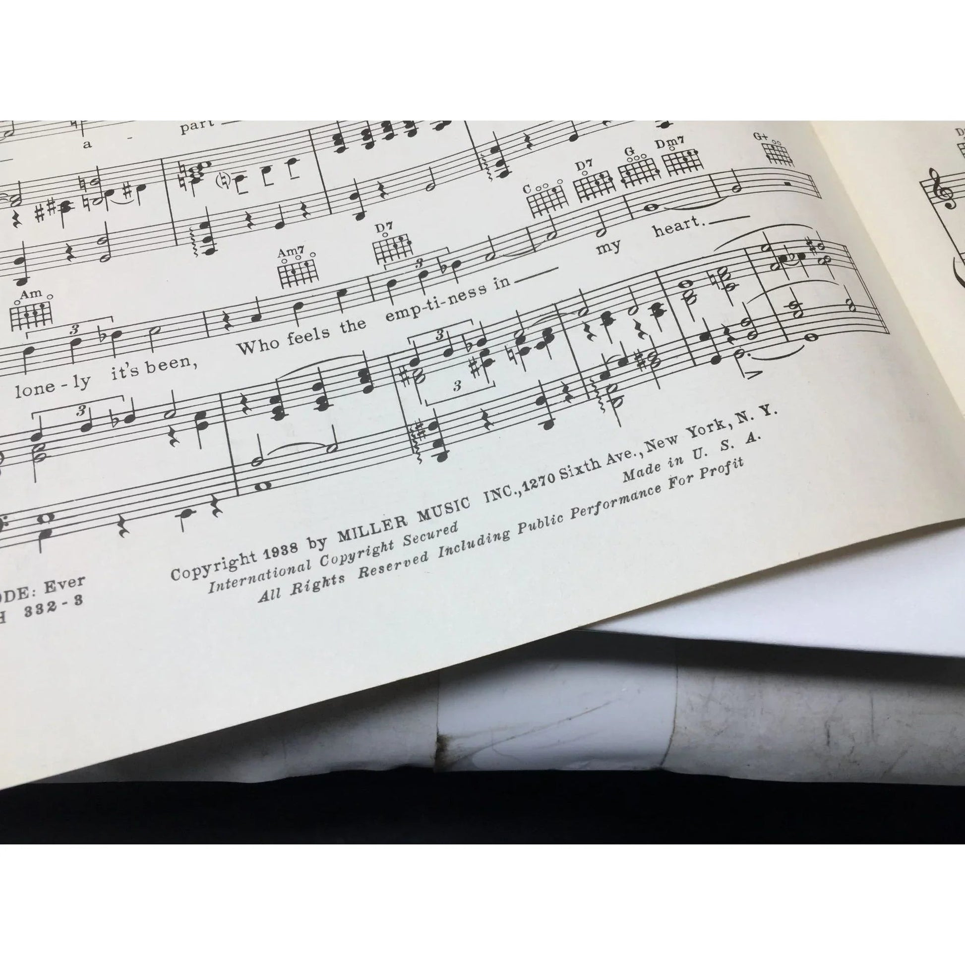 ''MORE THAN EVER'' BY BUD GREEN/ISHAM JONES - ADVANCE ARTIST COPY - A+ Stuff - SHEET MUSIC - A+ Stuff