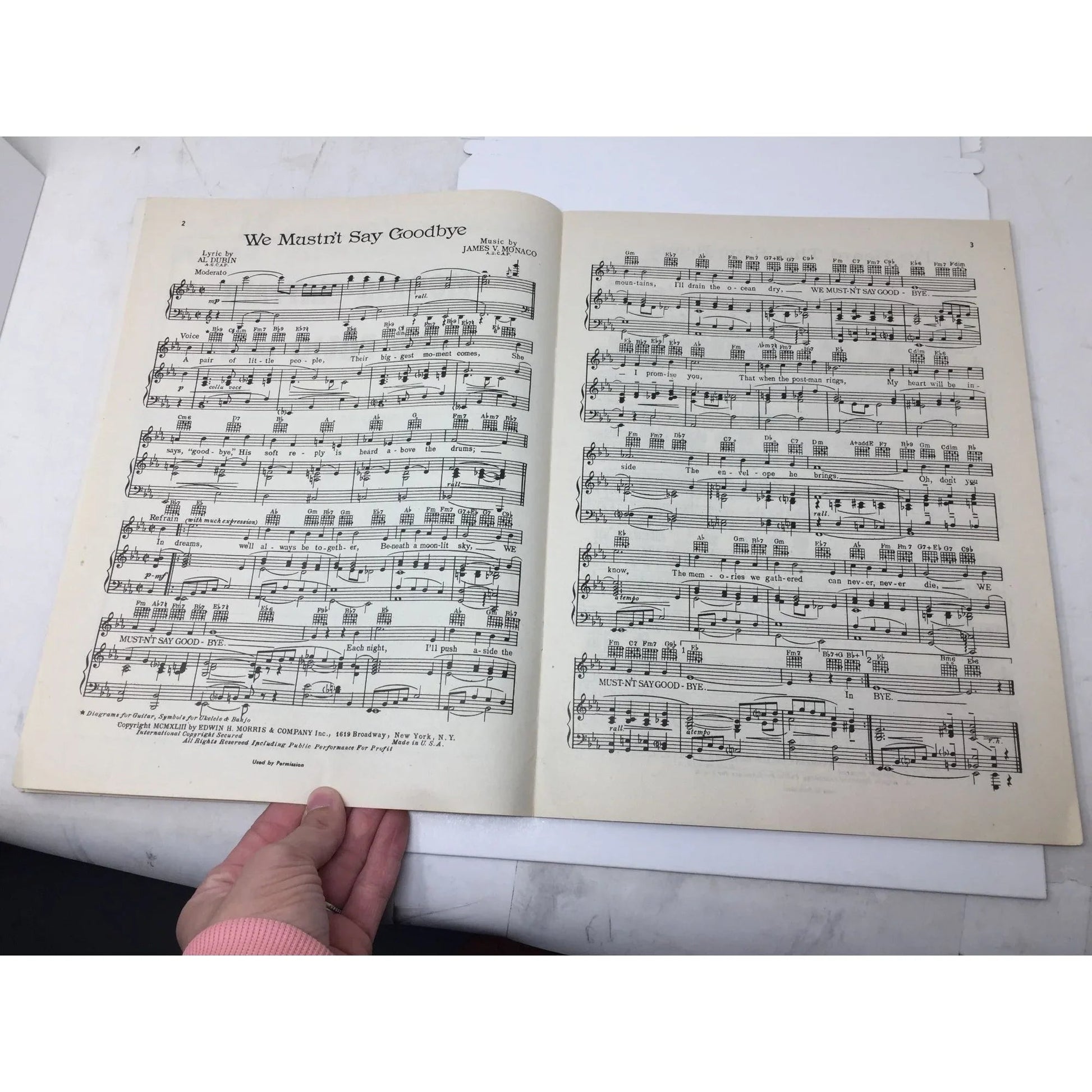 Morris Mayfair Song Folio No 1 Vintage Sheet Music - A+ Stuff - SHEET MUSIC - A+ Stuff