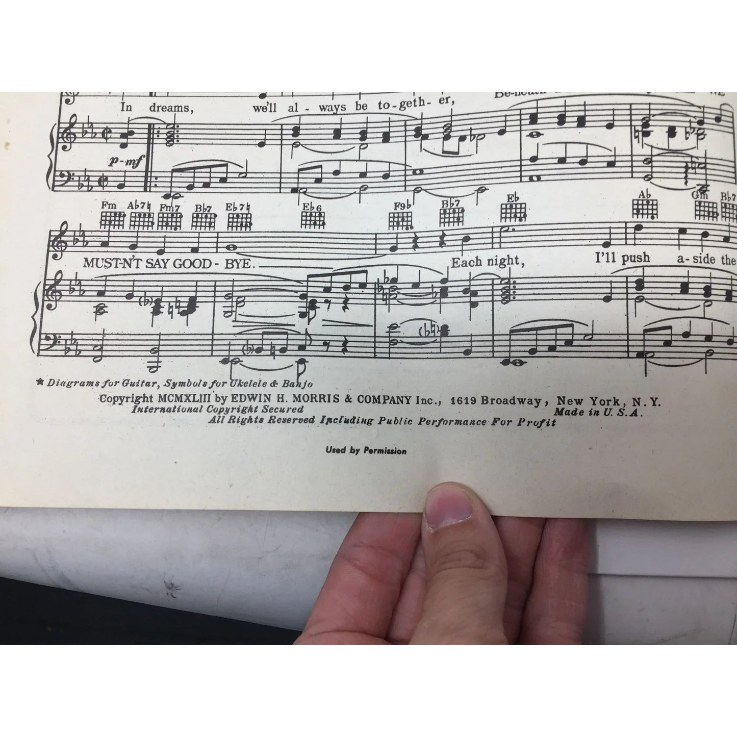 Morris Mayfair Song Folio No 1 Vintage Sheet Music - A+ Stuff - SHEET MUSIC - A+ Stuff