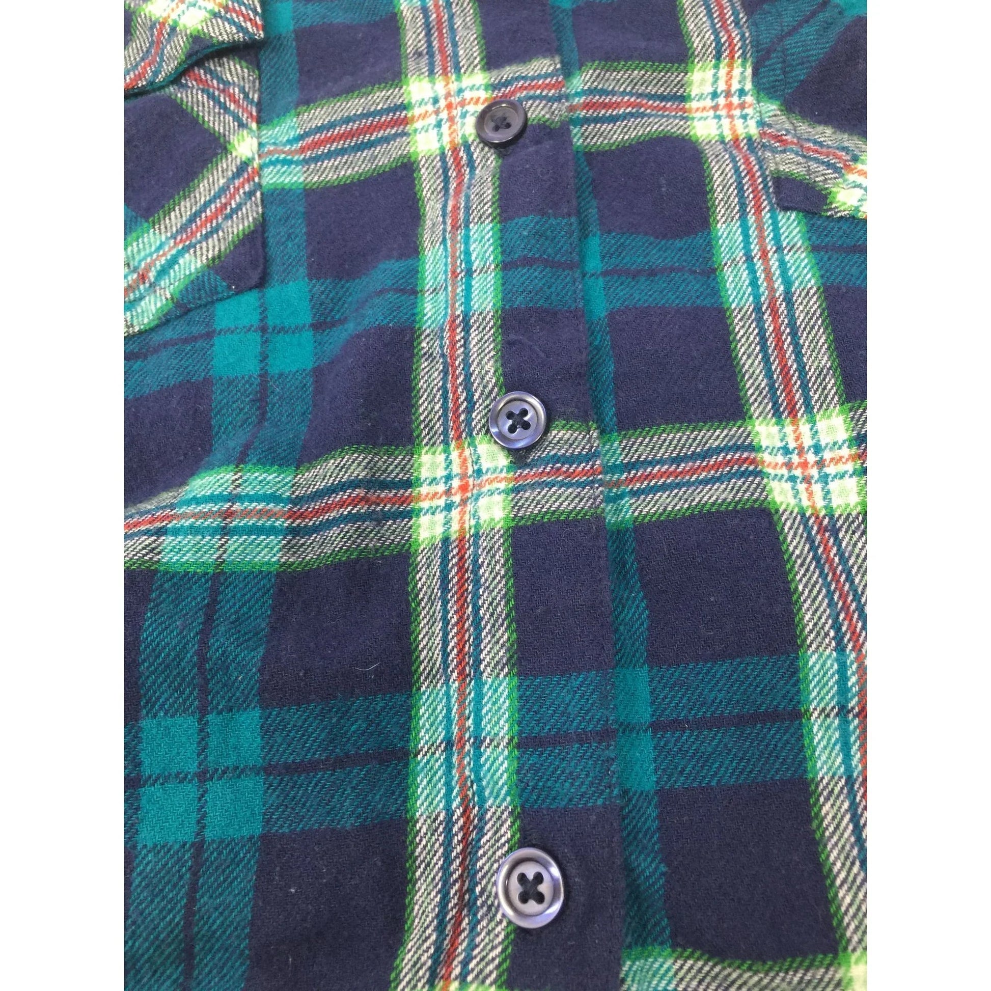 Mossimo Girl's Size XXL Long Sleeve Button Up Plaid Flannel Shirt with Collar - A+ Stuff - Shirts & Tops - A+ Stuff