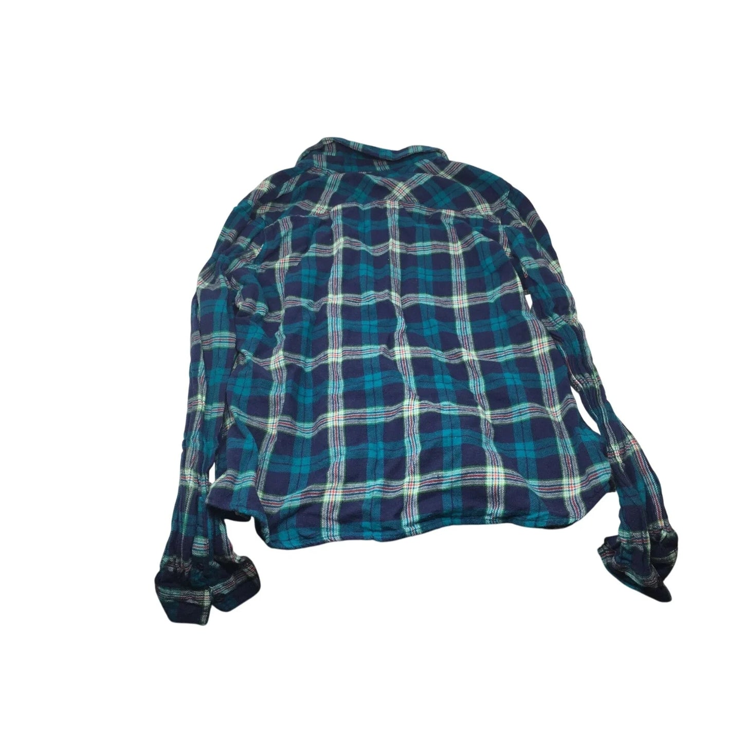 Mossimo Girl's Size XXL Long Sleeve Button Up Plaid Flannel Shirt with Collar - A+ Stuff - Shirts & Tops - A+ Stuff