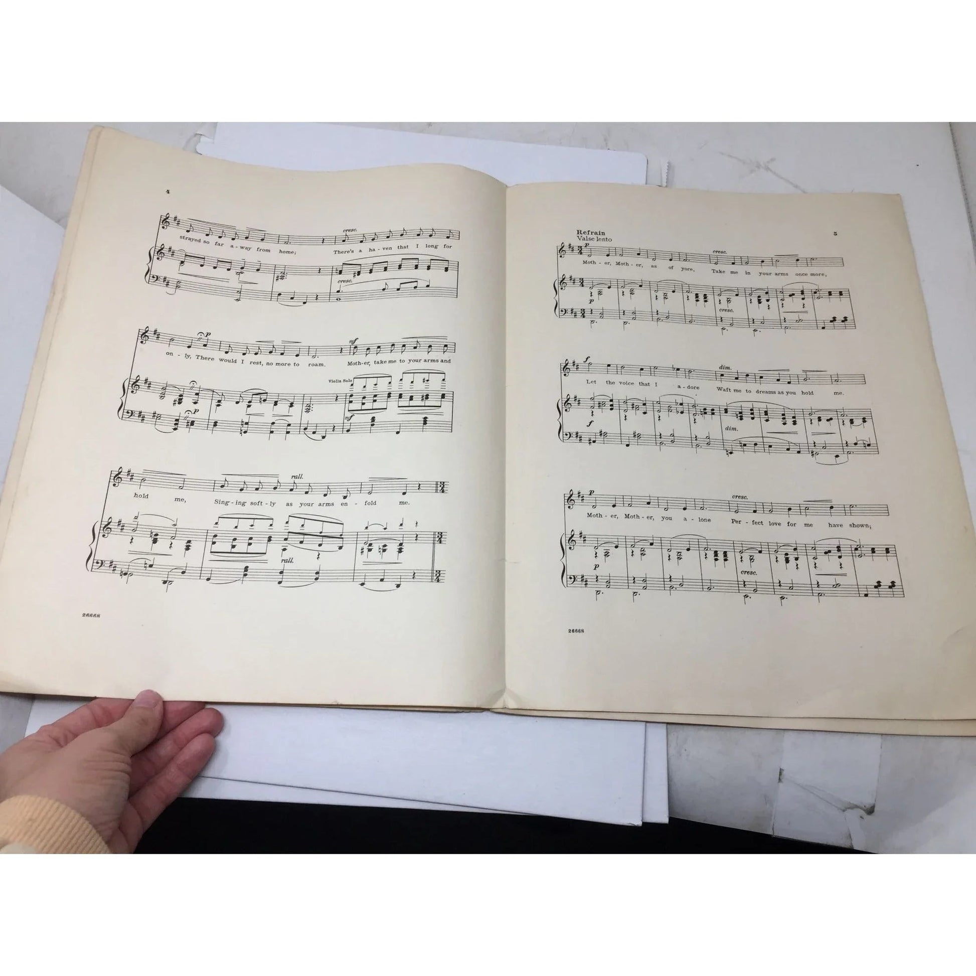 Mother - As Sung in ''Her Soldier Boy'' A Modern Musical Comedy - A+ Stuff - SHEET MUSIC - A+ Stuff