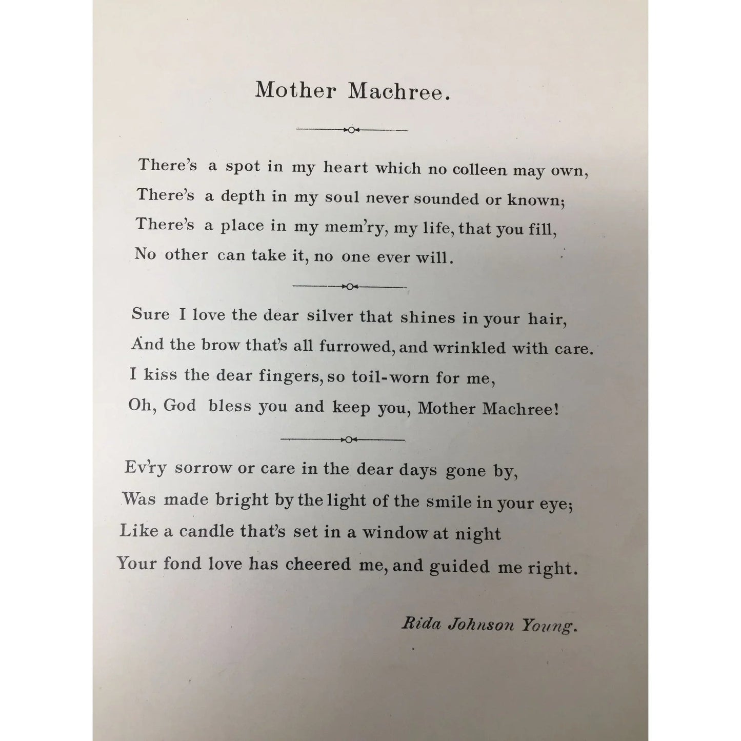 Mother Machree Song Vintage Sheet Music - A+ Stuff - SHEET MUSIC - A+ Stuff