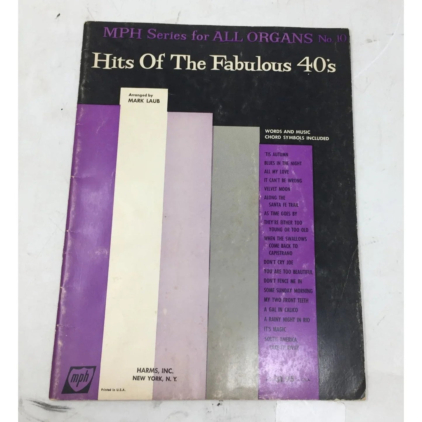 MPH Series for all Organs 10 Hits of the Fabulous 40's - A+ Stuff - Books - A+ Stuff