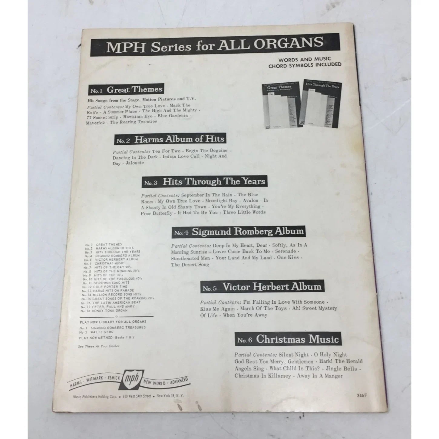 MPH Series for all Organs 10 Hits of the Fabulous 40's - A+ Stuff - Books - A+ Stuff