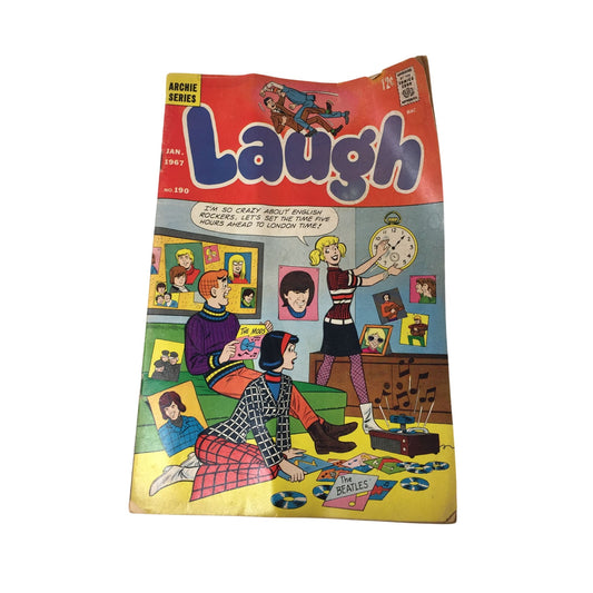 Vintage Archie Series Comic Book ''Laugh'' (Jan 1967)