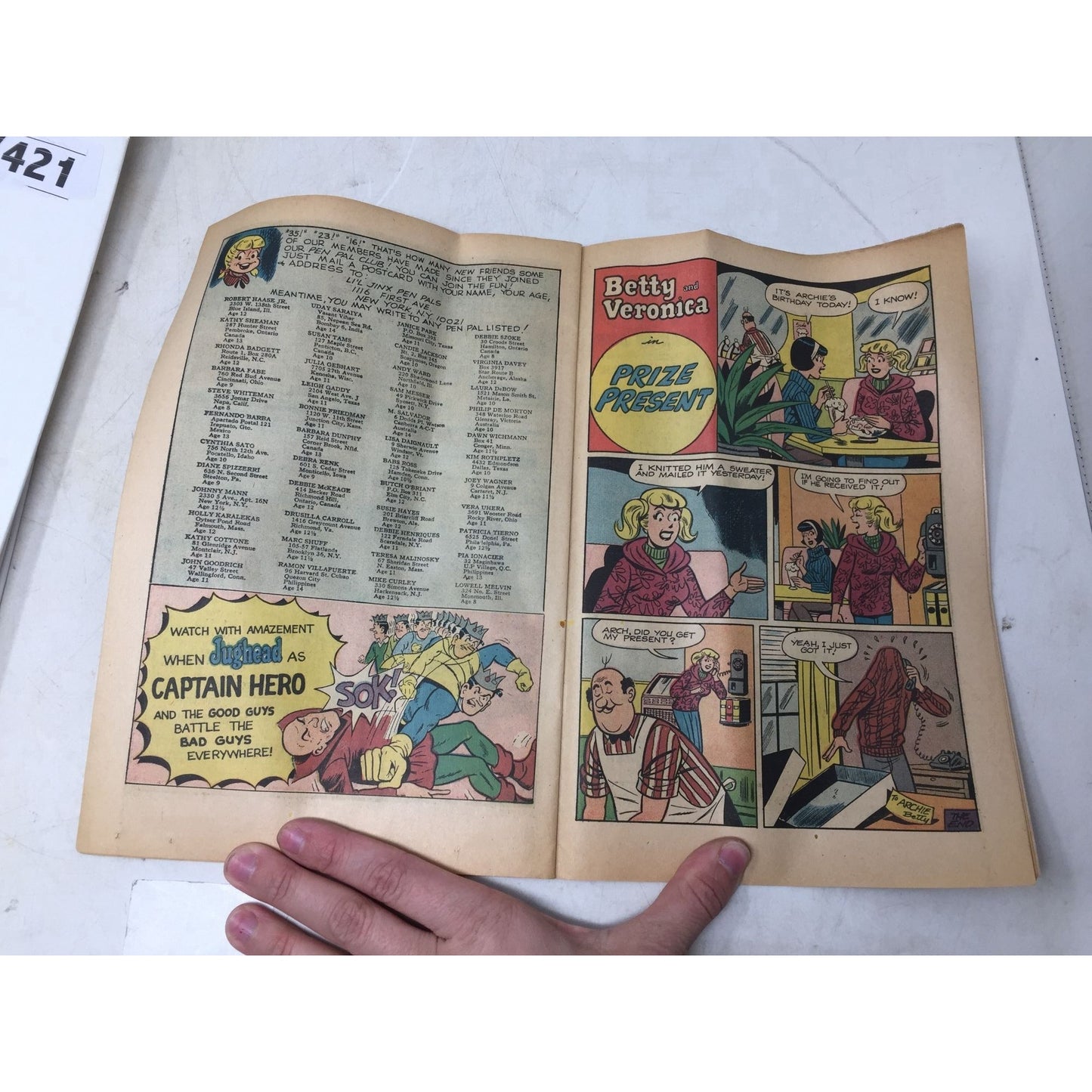 Vintage Archie Series Comic Book ''Laugh'' (Jan 1967)