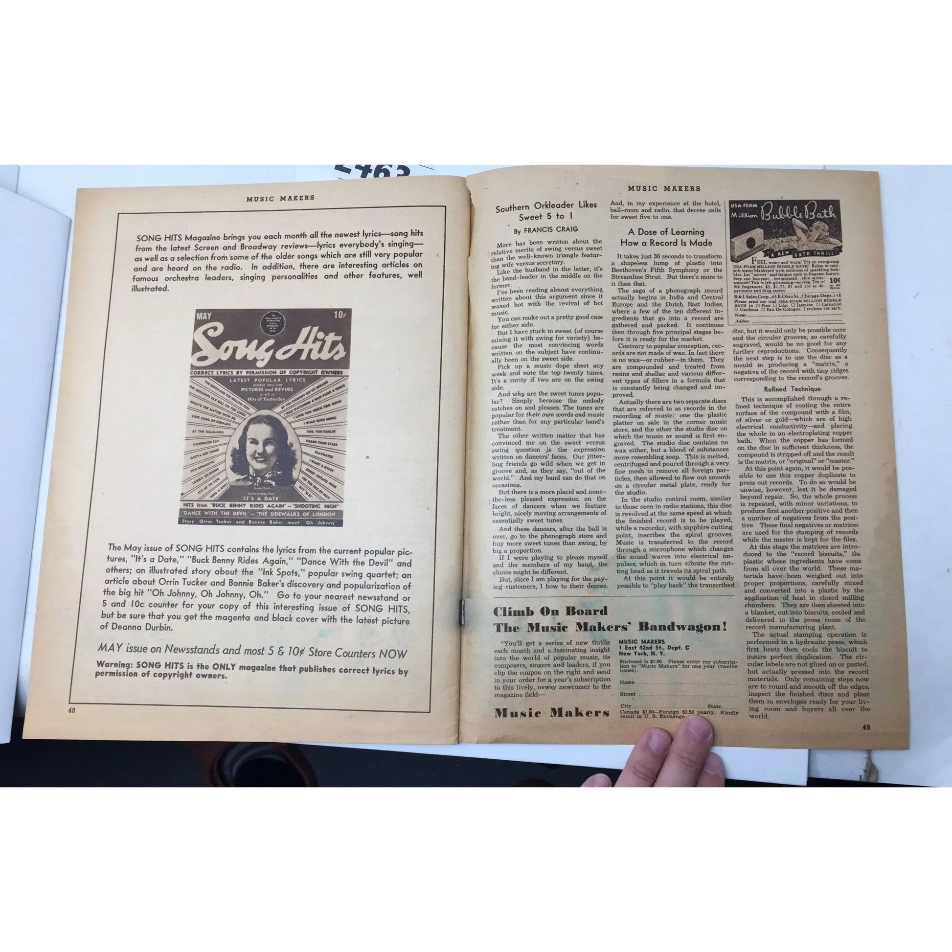Music Makers Volume 1 No. 1 (May 1940) - A+ Stuff - Books - A+ Stuff