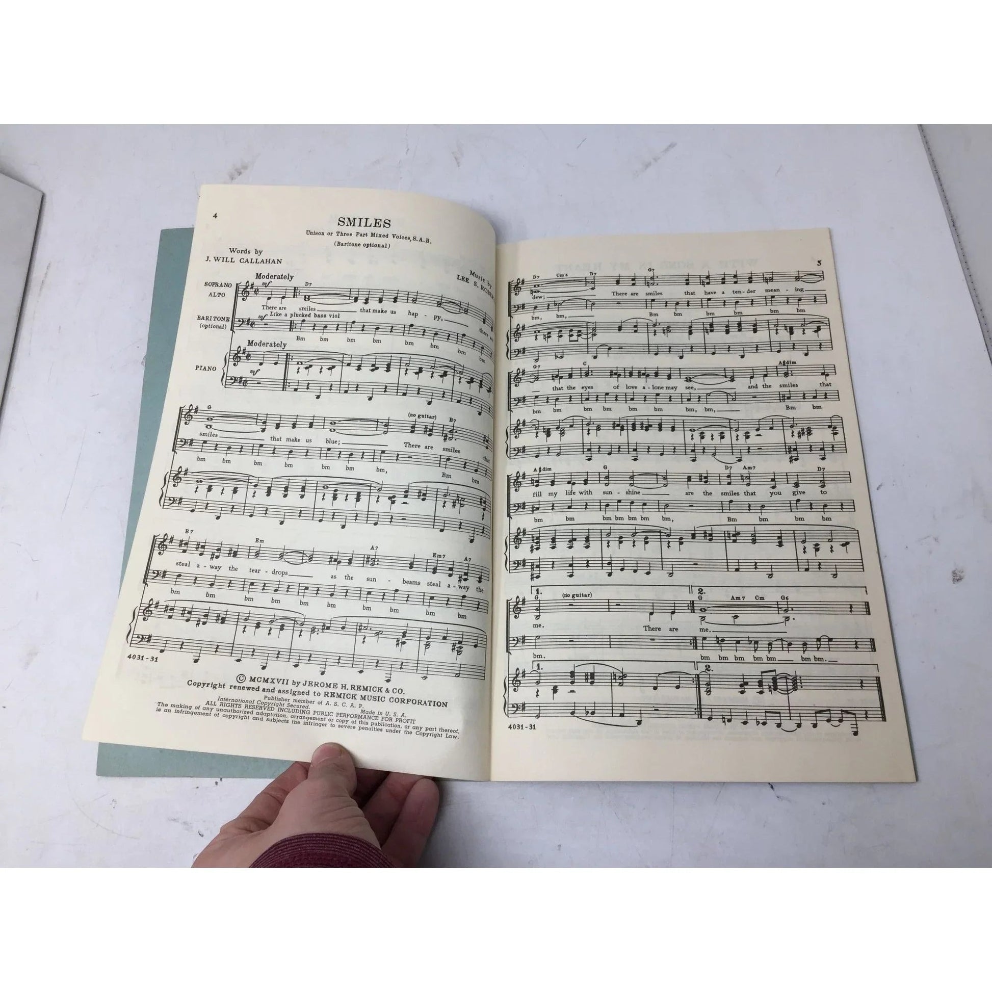 Music Memories for Today Choral adaptions by Harry Robert Wilson - A+ Stuff - SHEET MUSIC - A+ Stuff