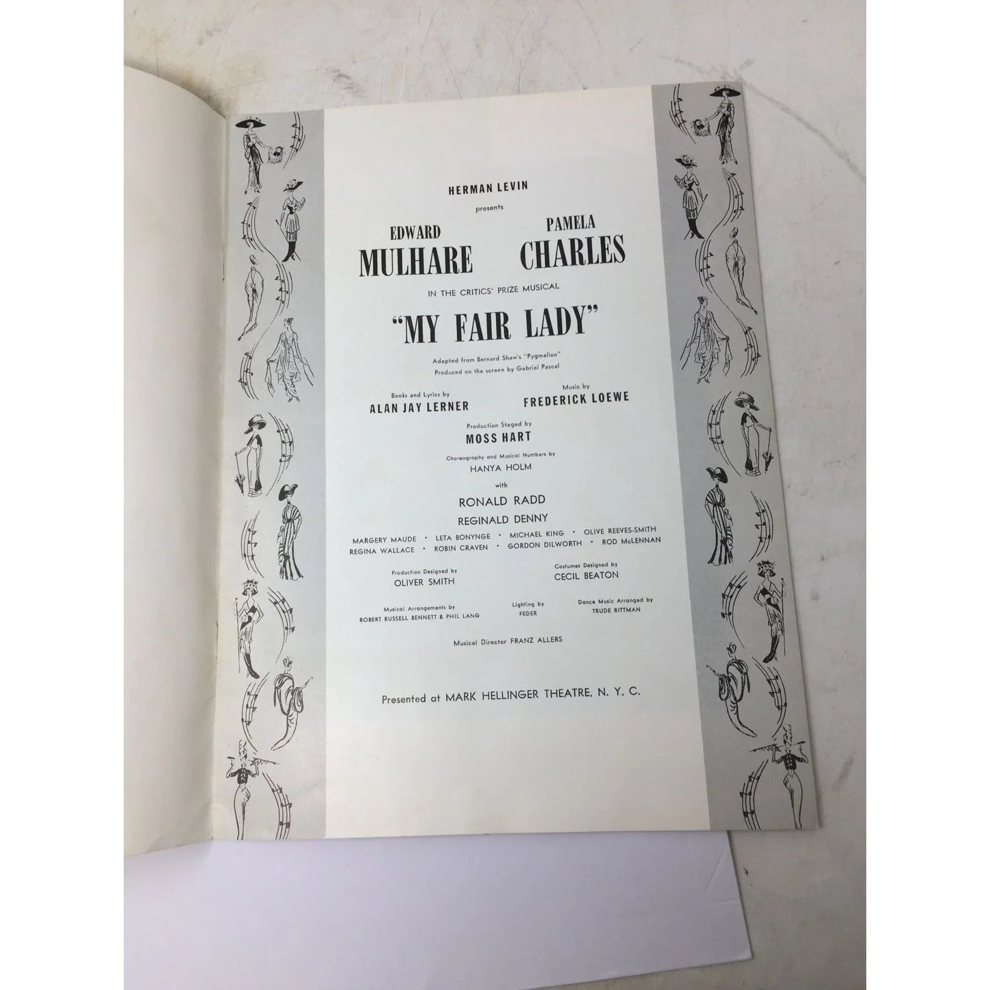 ''MY FAIR LADY'' Vintage Musical Souvenir Program Book - A+ Stuff - Books - A+ Stuff