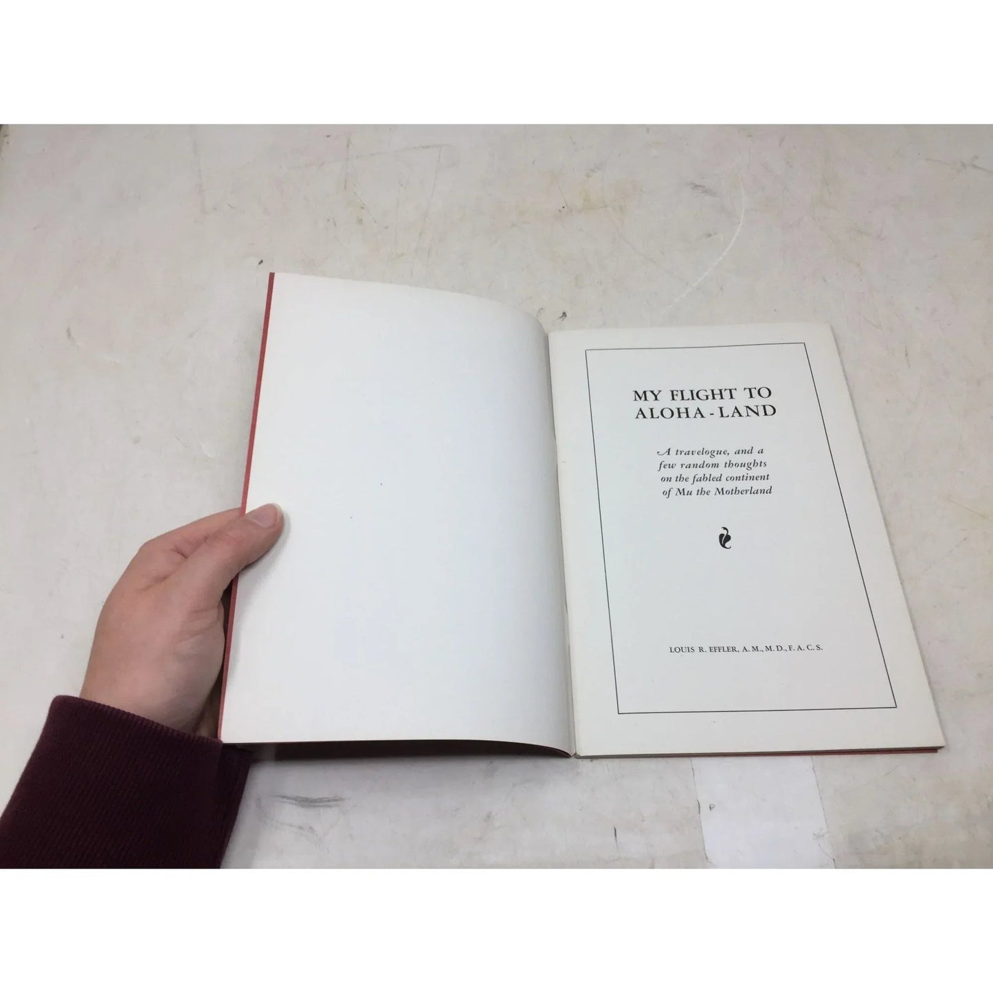 "My Flight to Aloha - Land," written by Dr. Louis R. Effler of Toledo, Ohio - A+ Stuff - Books - A+ Stuff