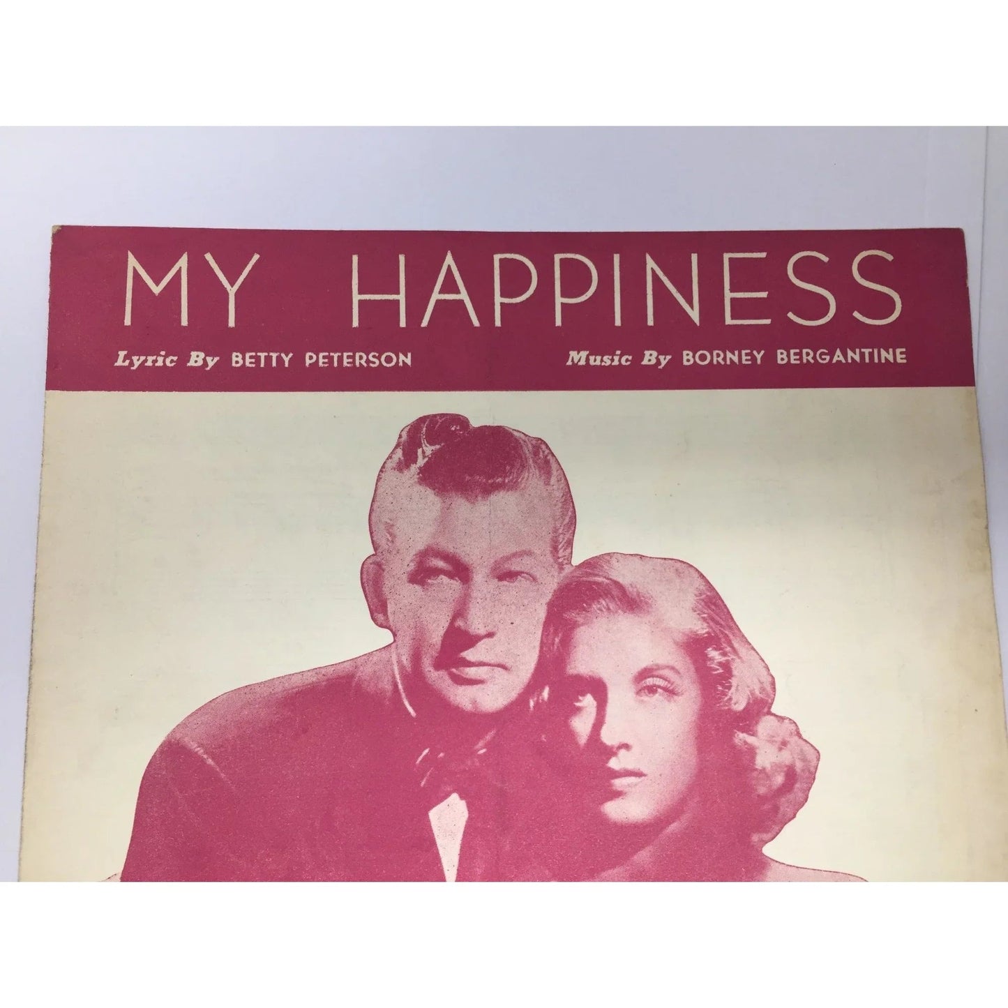 "My Happiness" Sheet Music Book by Betty Peterson and Borney Bergantine - A+ Stuff - Sheet Music - A+ Stuff