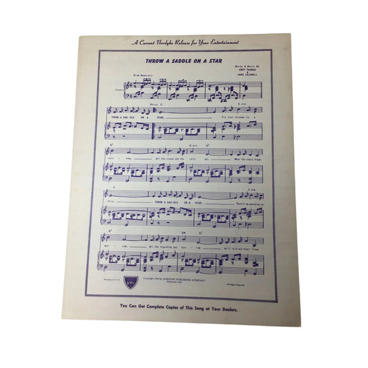 ''MY LOVE FOR YOU'' VINTAGE SHEET MUSIC - A+ Stuff - SHEET MUSIC - A+ Stuff