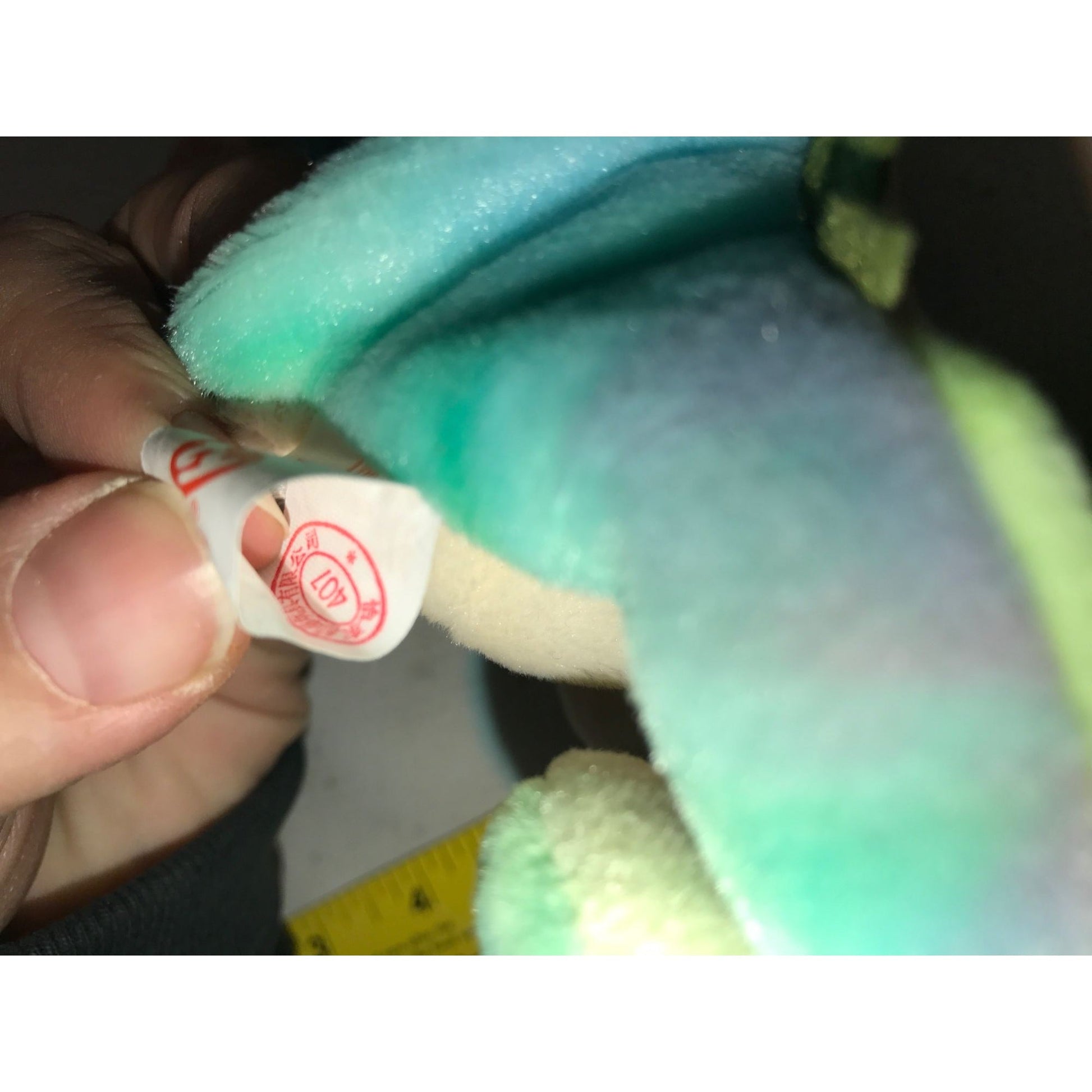 Retired 1997 Pastel Iggy the Iguana Beanie Baby TY Beanie Baby  A+ Stuff Plush Toys / Stuffed Animals