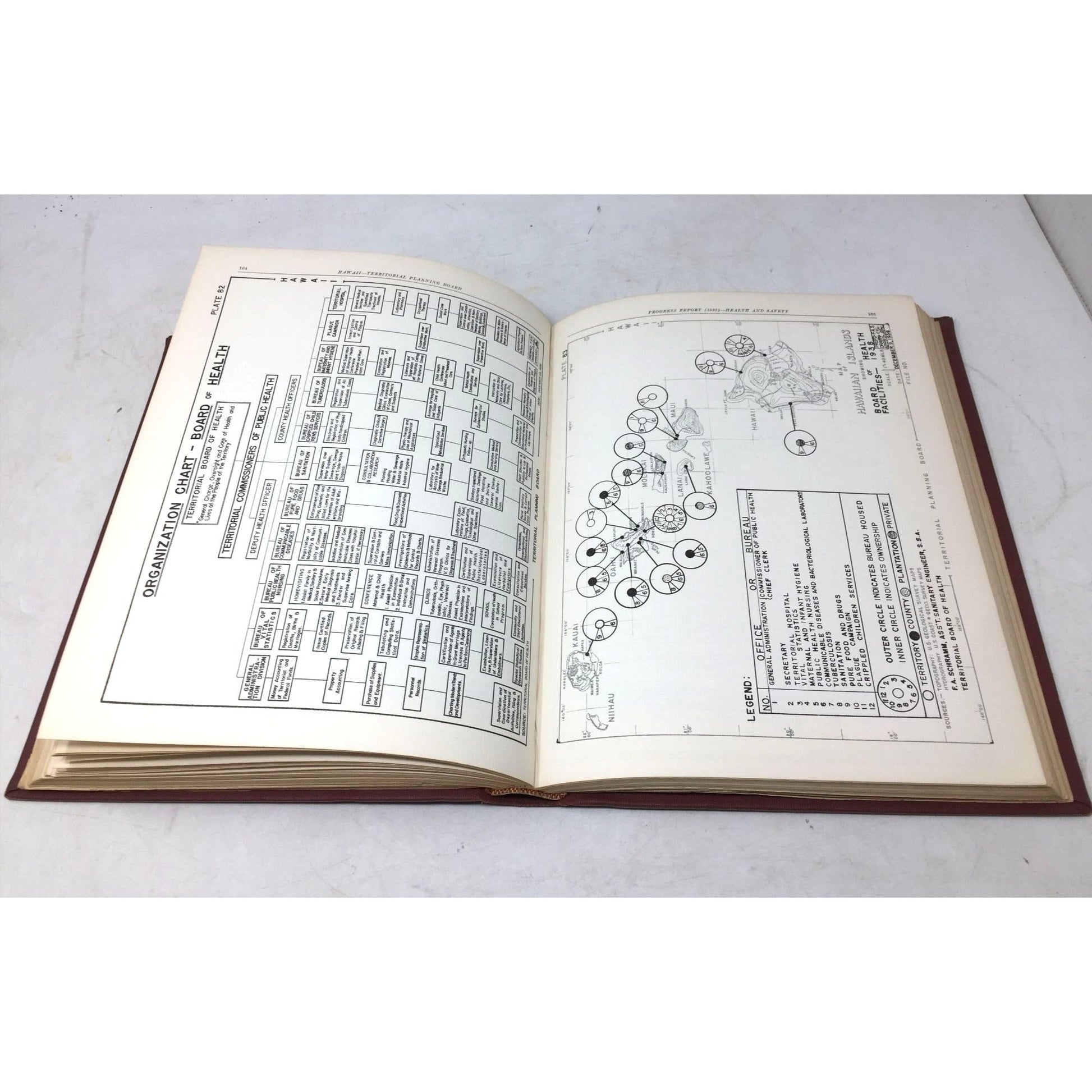 Vintage Copy of the Hawaii Territorial Planning Board First Progress Report Unbranded  A+ Stuff books