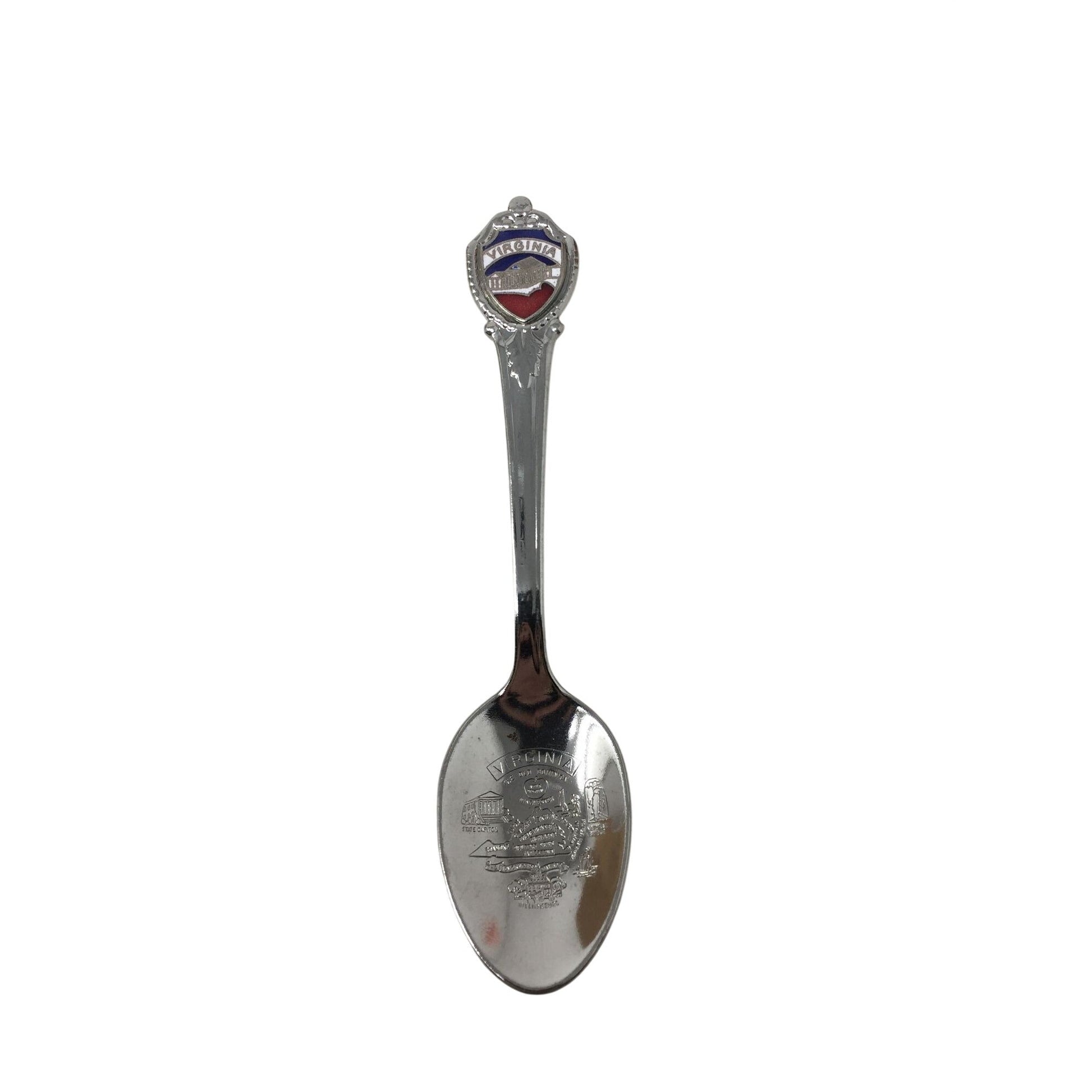 Souvenir Spoon featuring an enameled "Virginia" Shield A+ Stuff  A+ Stuff Vintage Spoon
