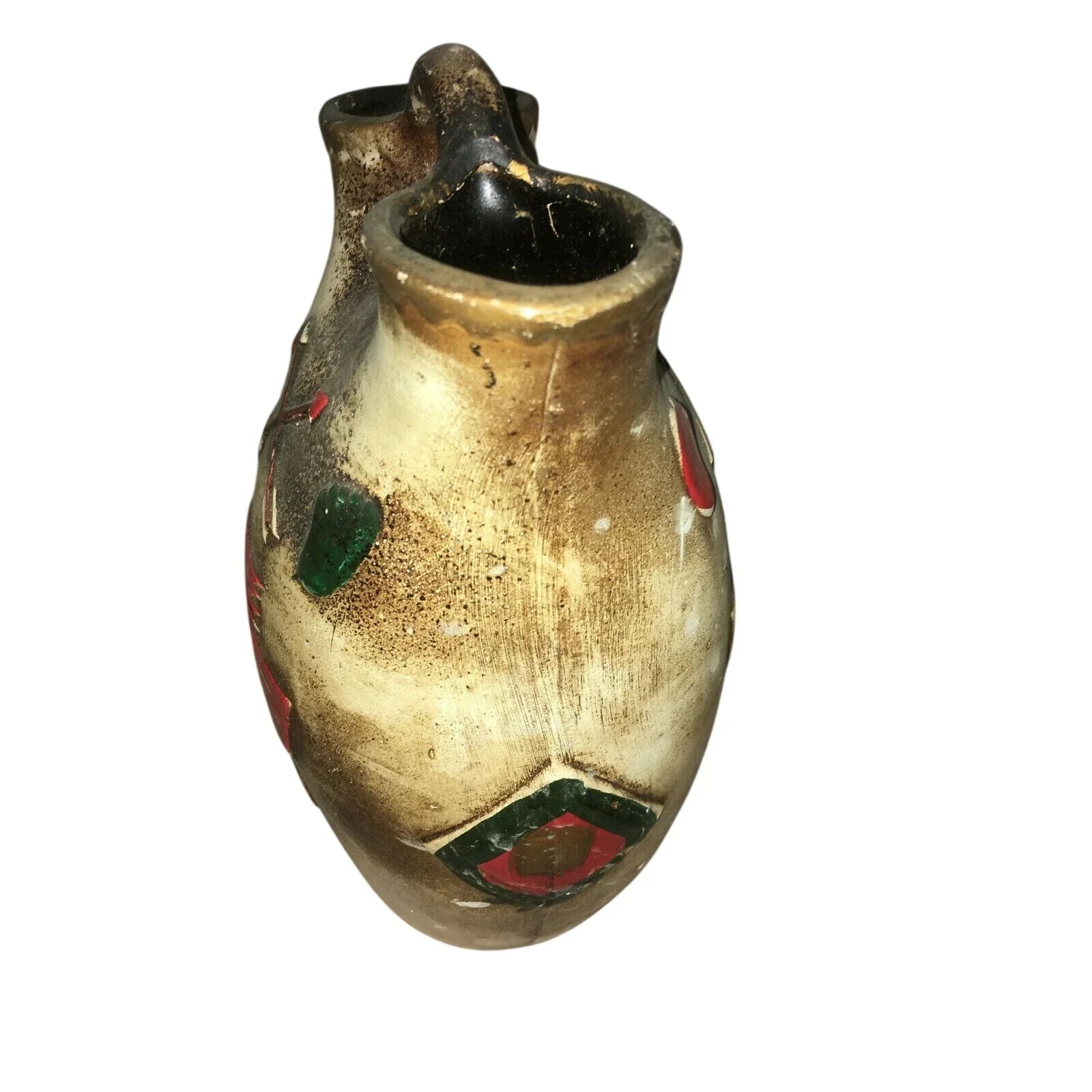 Native American Style Ceramic Wedding Vase - Vintage Art Pottery - Unbranded - Vase or Holder - A+ Stuff