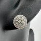 Natural Diamond Halo Stud Earrings in Sterling Silver - A+ Stuff