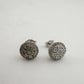 Natural Diamond Halo Stud Earrings in Sterling Silver - A+ Stuff