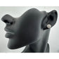 Natural Diamond Halo Stud Earrings in Sterling Silver - A+ Stuff
