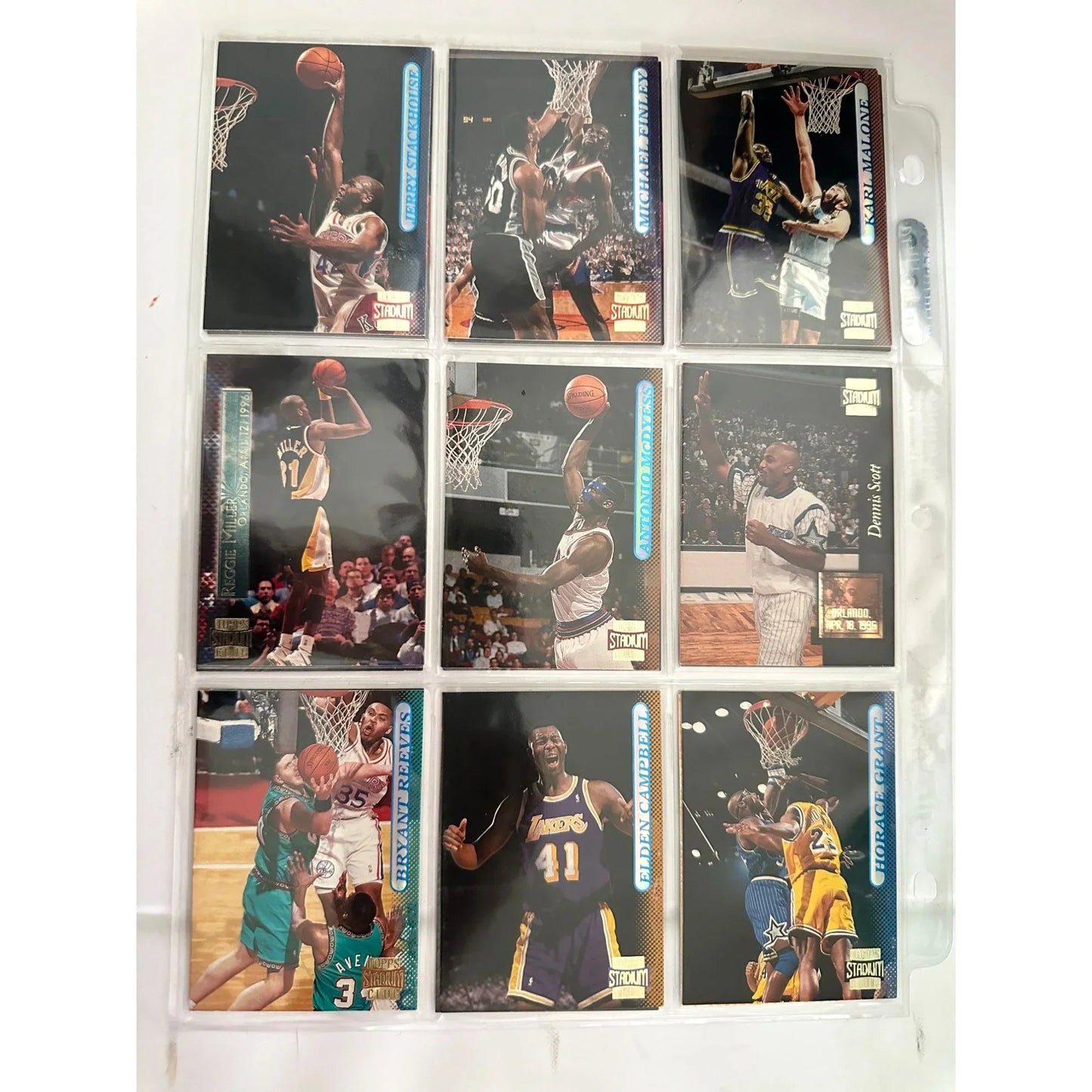 NBA Basketball Trading Cards Collection Featuring Players & Teams From 1990s With Original Sleeves & Assorted Brands - SkyBox, Upper Deck, Fleer, Topps - A+ Stuff