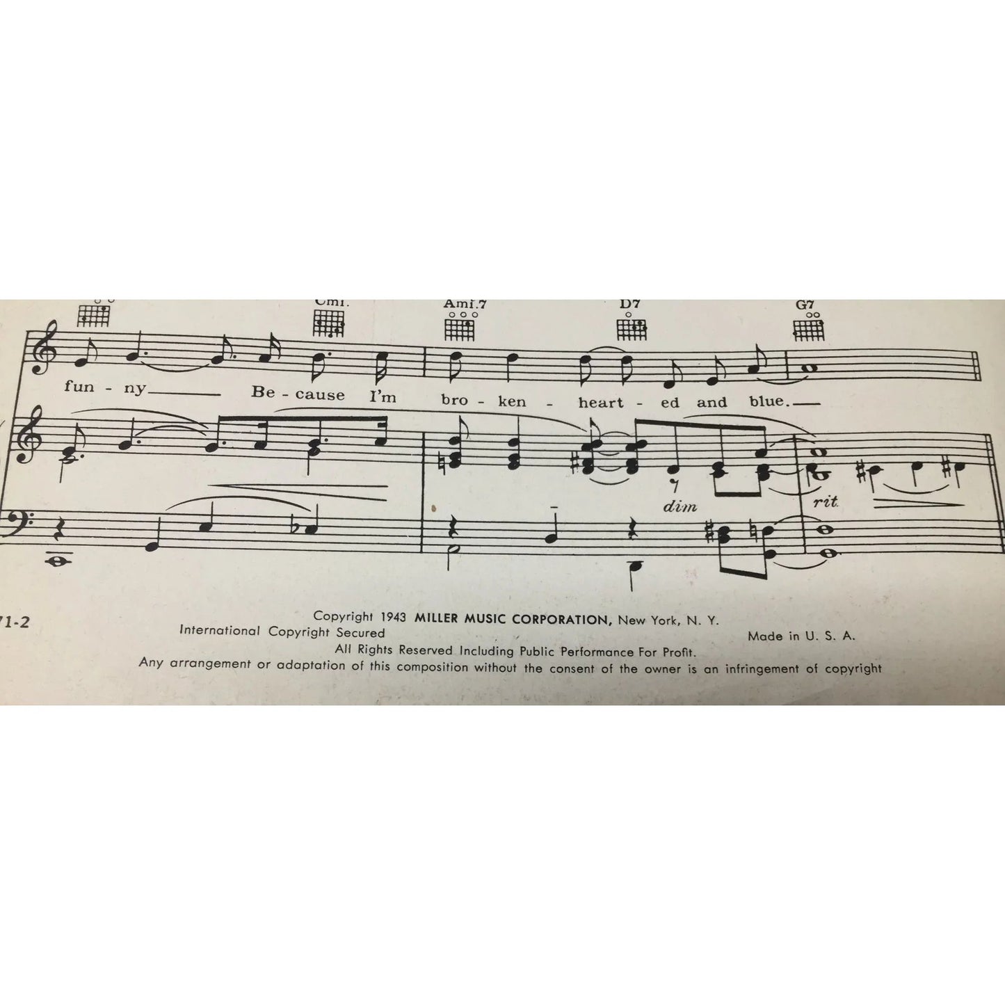 NEVER A DAY GOES BY Vintage sheet music - A+ Stuff - SHEET MUSIC - A+ Stuff