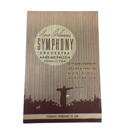 New Orleans Symphony Orchestra Massimo Freccia Conductor - A+ Stuff - Books - A+ Stuff