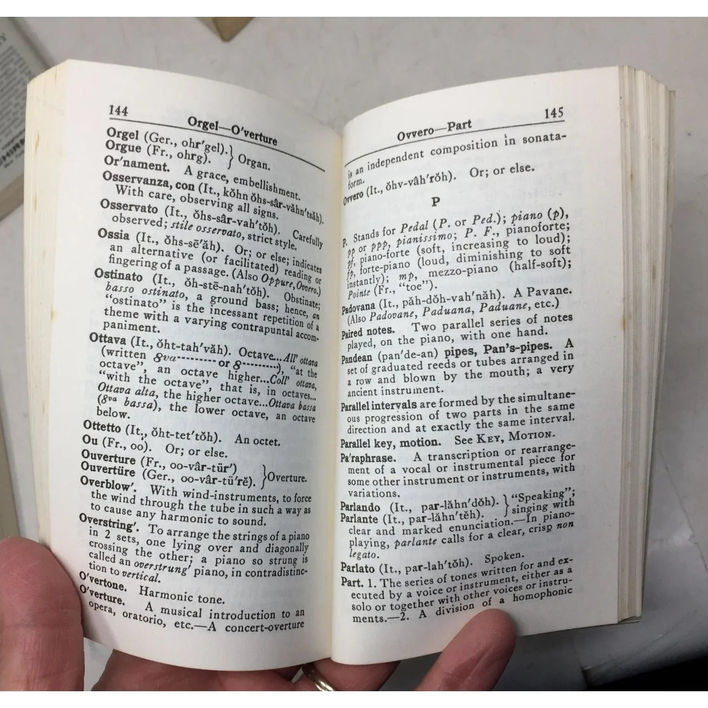 Newly Revised and Augmented Edition Pronouncing Pocket Manual of Musical Terms - A+ Stuff - Books - A+ Stuff