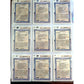 NFL Footbal Trading Cards - Various Years & Brands - 4 Binder Pages (front & back) - Upper Deck, Topps, Score, NFL Pro Set - Sports Collectibles - A+ Stuff
