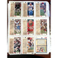 NFL Footbal Trading Cards - Various Years & Brands - 4 Binder Pages (front & back) - Upper Deck, Topps, Score, NFL Pro Set - Sports Collectibles - A+ Stuff