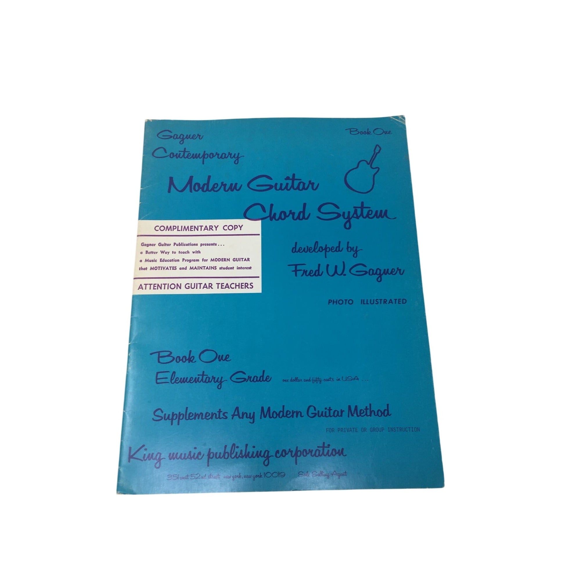 "Gaguer Contemporary Modern Guitar Chord System" book A+ Stuff  A+ Stuff Sheet Music