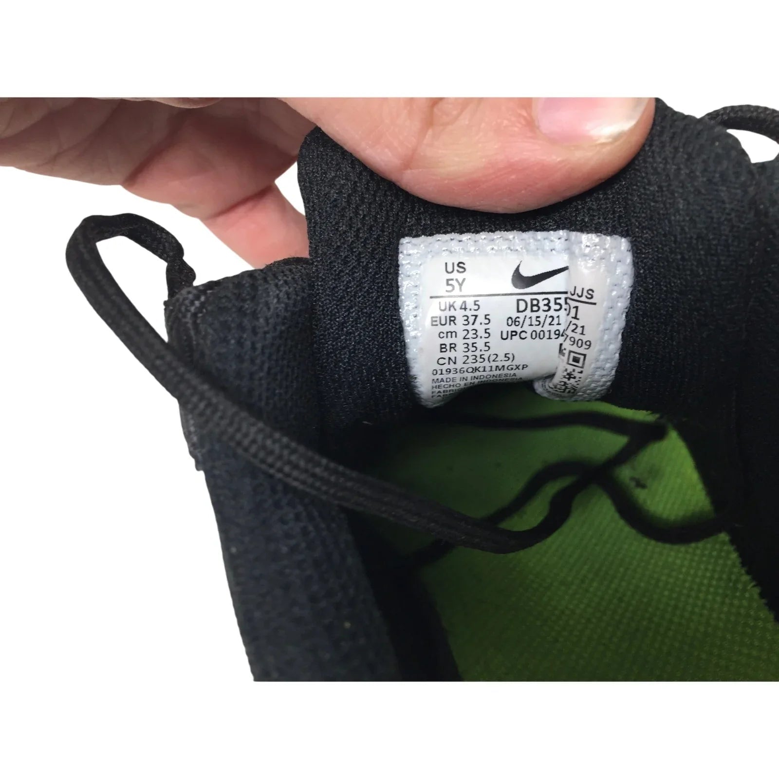 Nike Crater Impact Girls (6.5) /Boys (5) DB3551 - 001 Black Running Shoes Sneakers - 5Y - Nike - Youth Running Shoes - A+ Stuff