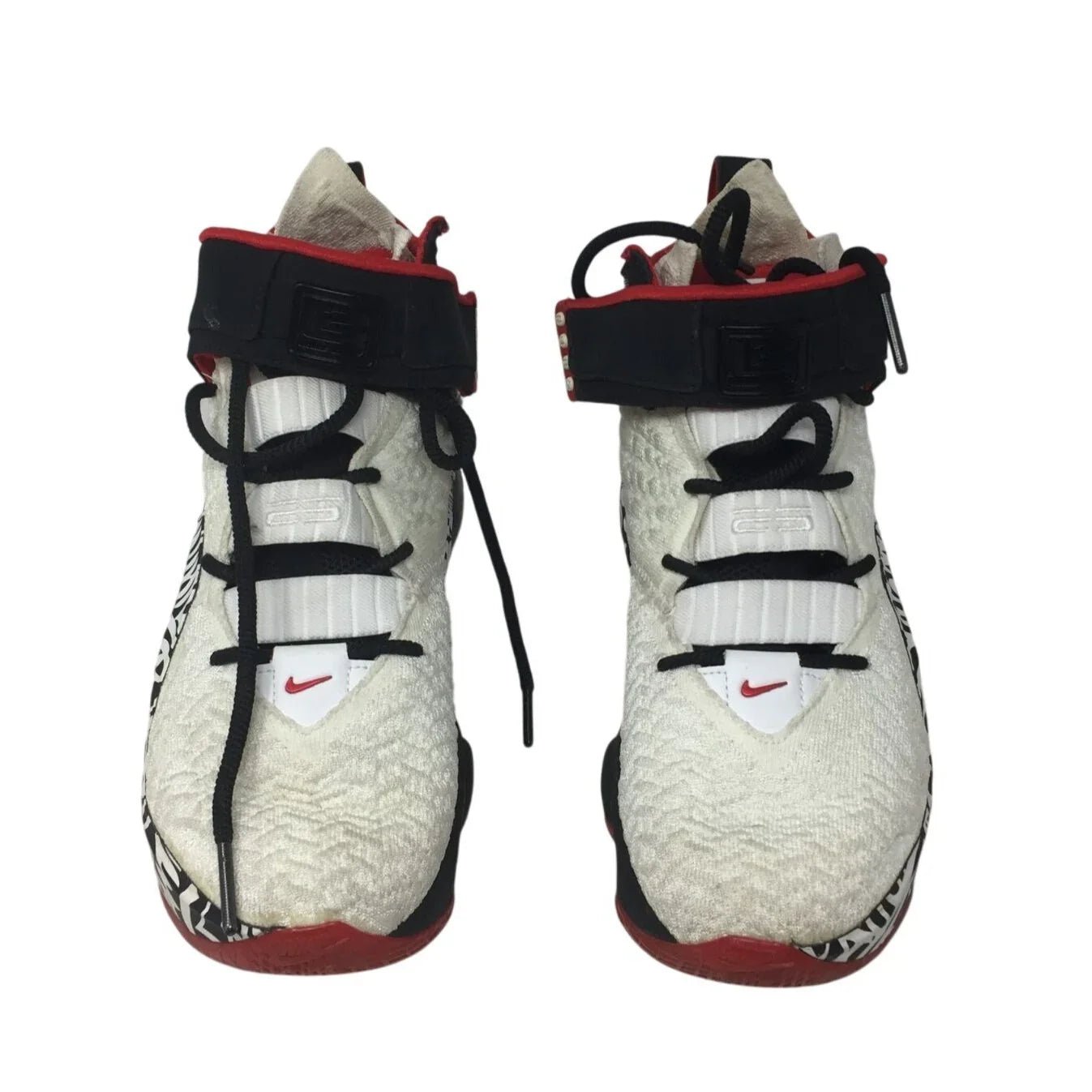 Nike Lebron XVII 17 Grafiti Freestyle White/Red/Black Sneakers - US Size 6 - nike - Shoes - A+ Stuff