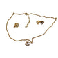 Nina Ricci Necklace nad Earrings Set NR Rhinestone - Nina Ricci - Jewelry Set - A+ Stuff