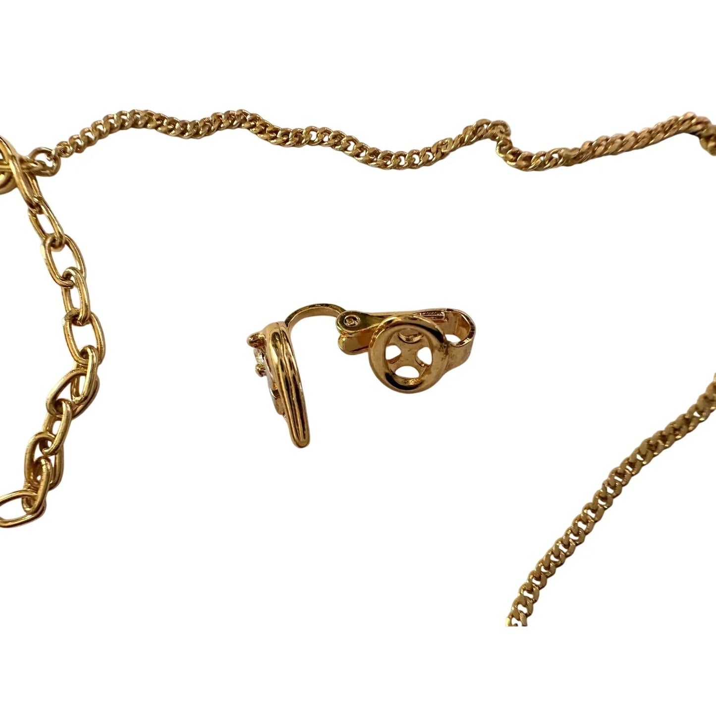 Nina Ricci Necklace nad Earrings Set NR Rhinestone - Nina Ricci - Jewelry Set - A+ Stuff