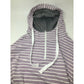 Ninexis Womens Purple and White Striped Hoodie Size 2X - NINEXIS - Shirts & Tops - A+ Stuff
