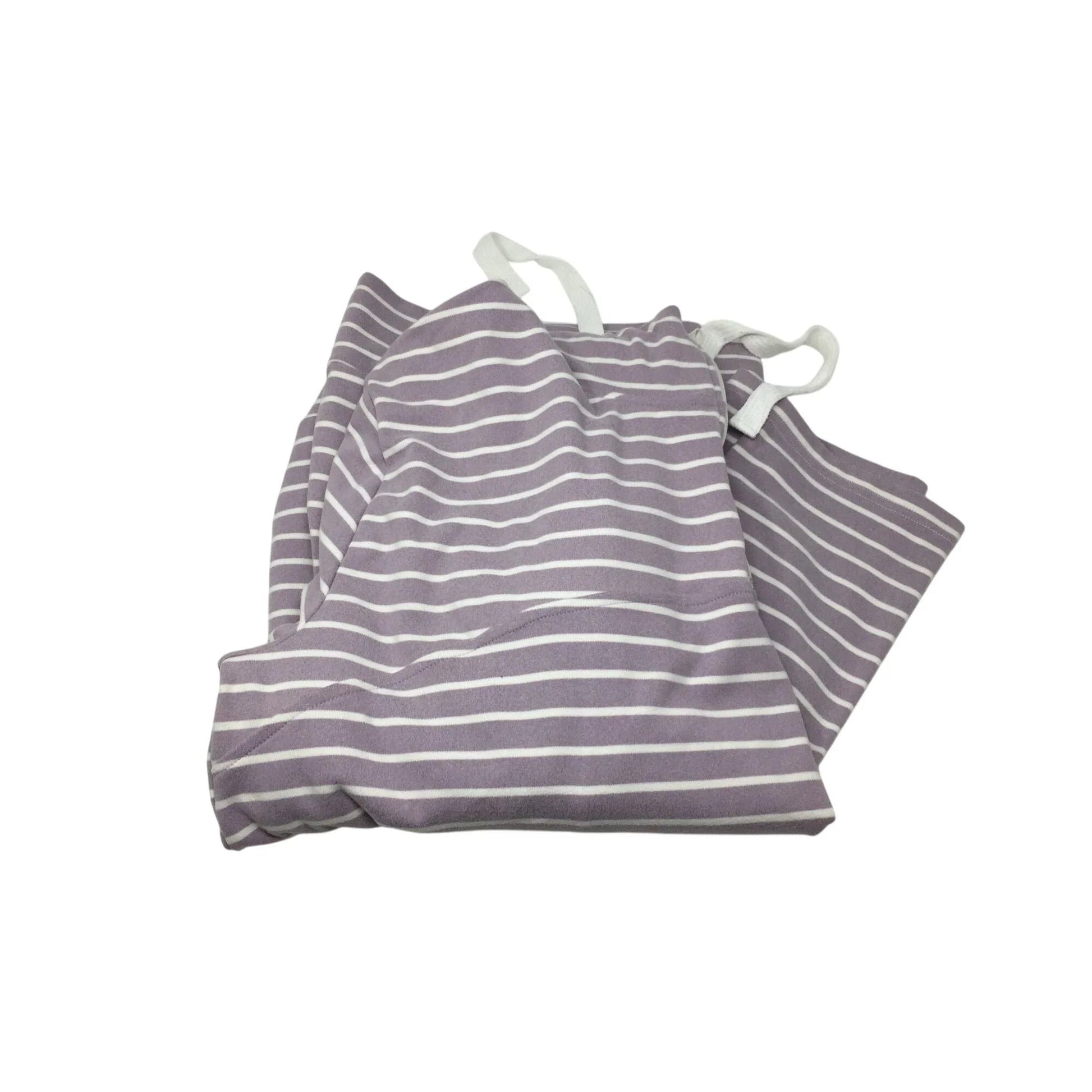 Ninexis Womens Purple and White Striped Hoodie Size 2X - NINEXIS - Shirts & Tops - A+ Stuff