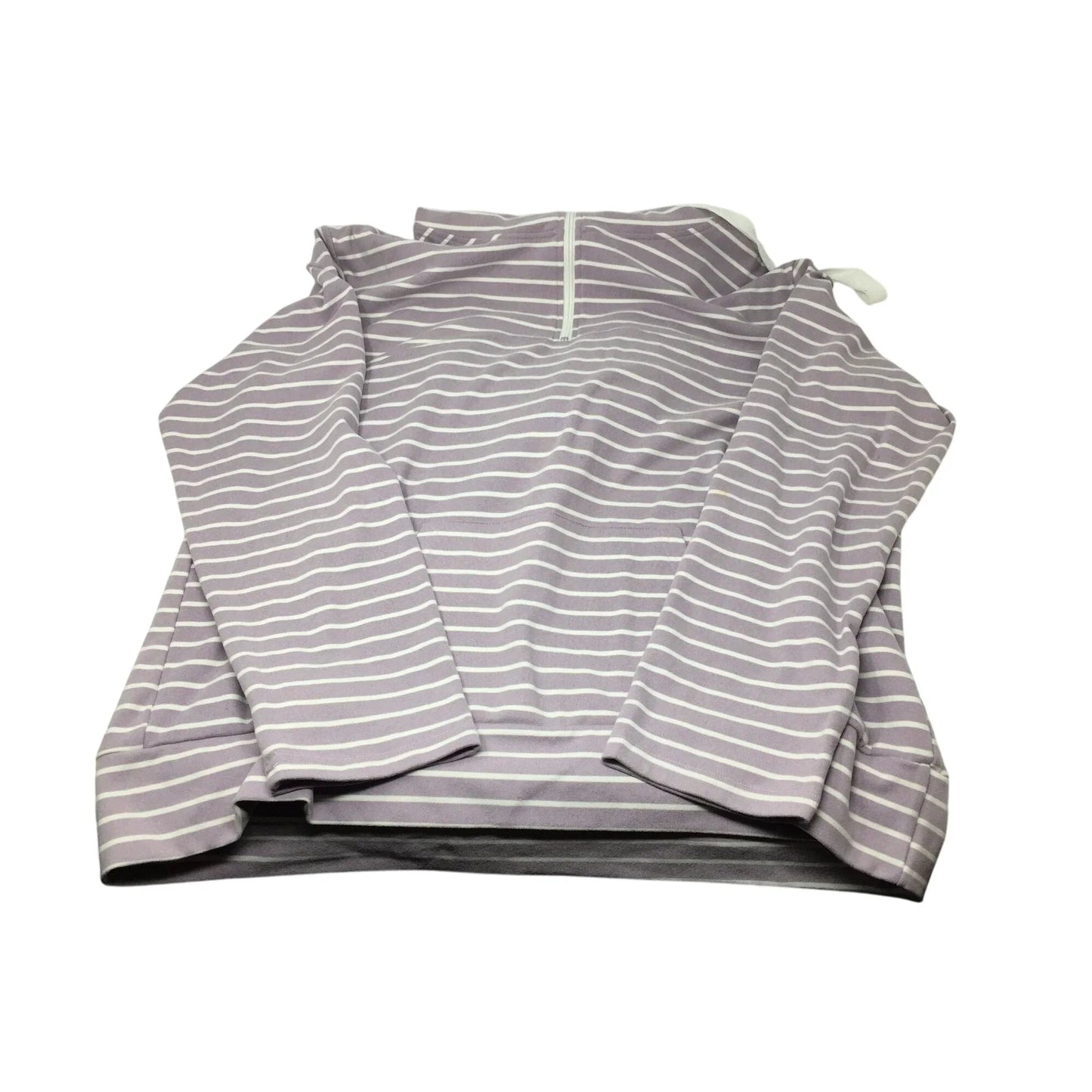 Ninexis Womens Purple and White Striped Hoodie Size 2X - NINEXIS - Shirts & Tops - A+ Stuff