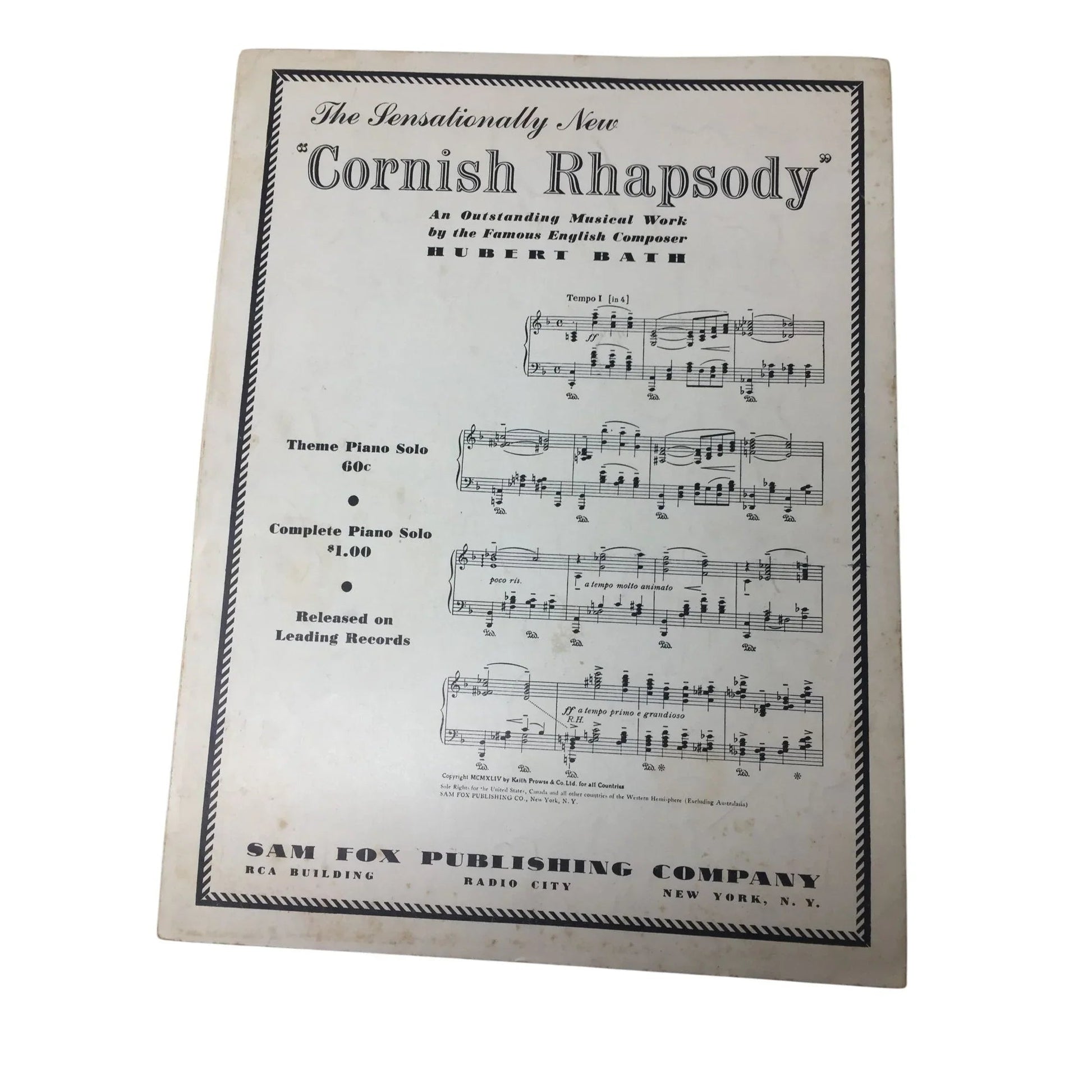 Nola A Silhouette for the Piano by Felix Arndt - A+ Stuff - SHEET MUSIC - A+ Stuff