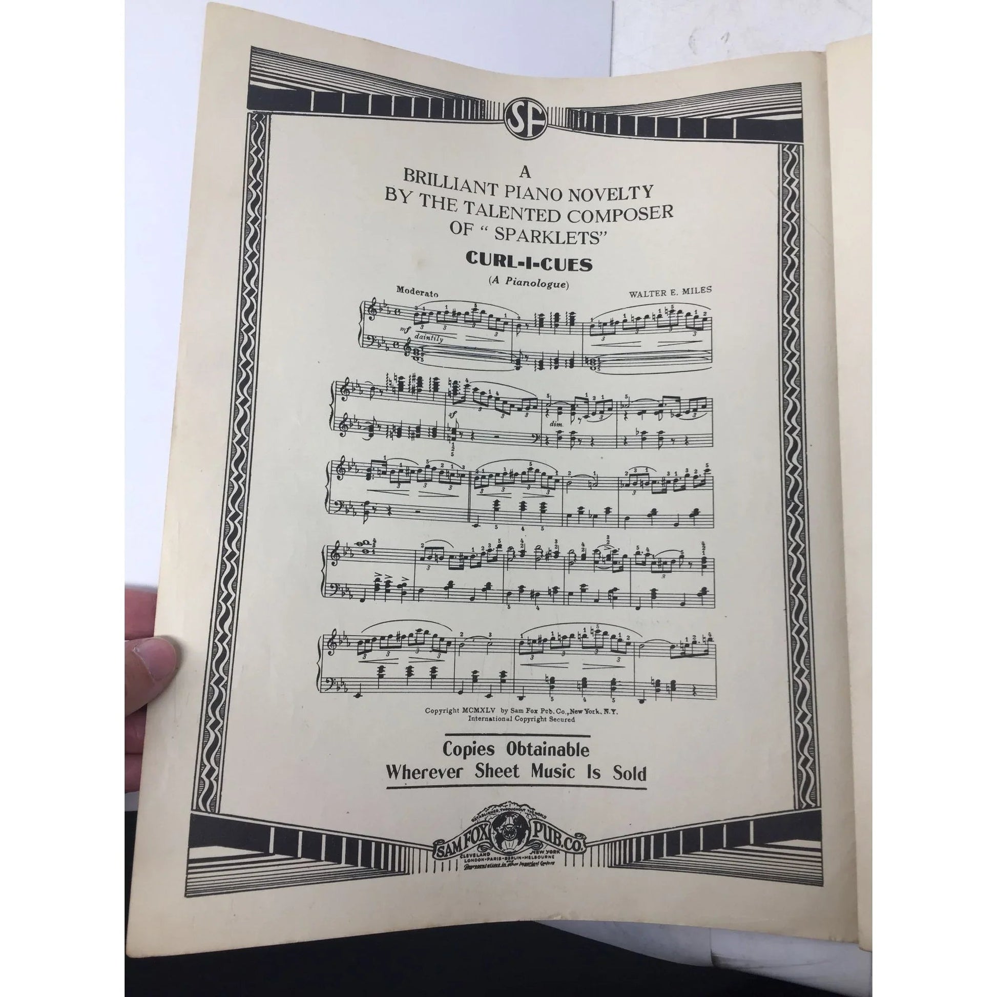 Nola A Silhouette for the Piano by Felix Arndt - A+ Stuff - SHEET MUSIC - A+ Stuff