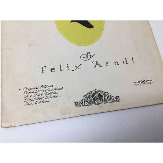 Nola A Silhouette for the Piano by Felix Arndt - A+ Stuff - SHEET MUSIC - A+ Stuff