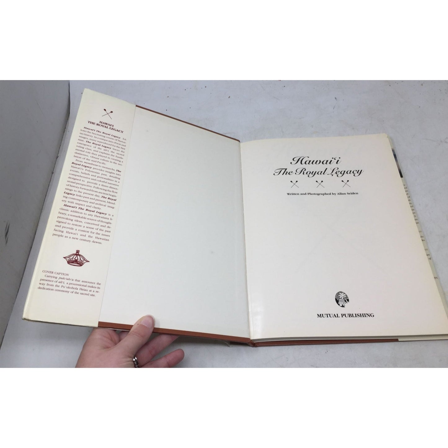 hardcover book titled Hawai'i: The Royal Legacy A+ Stuff  A+ Stuff Books